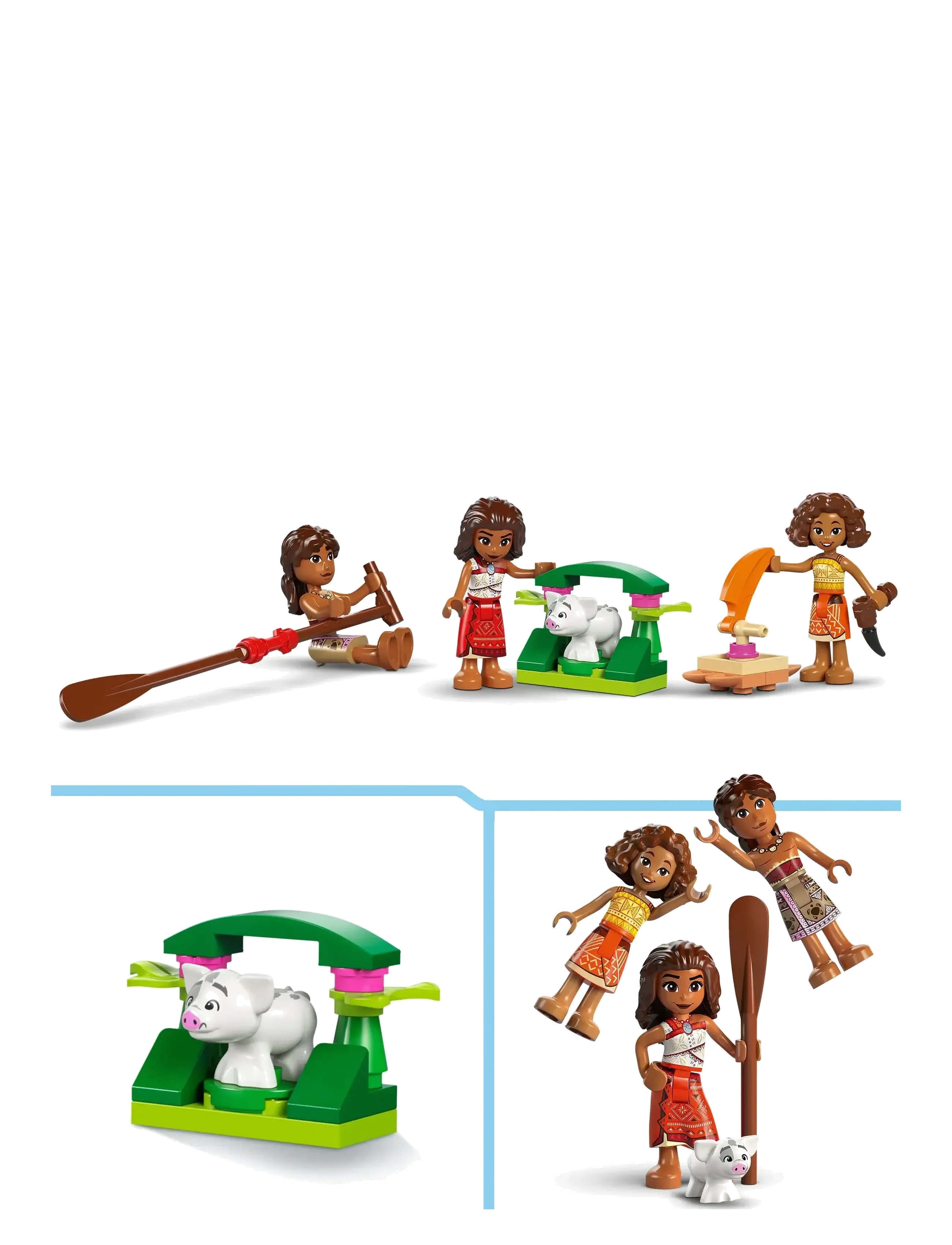 LEGO - Vaianan seikkailukanootti 43270 - lego disney princess - multi - 4