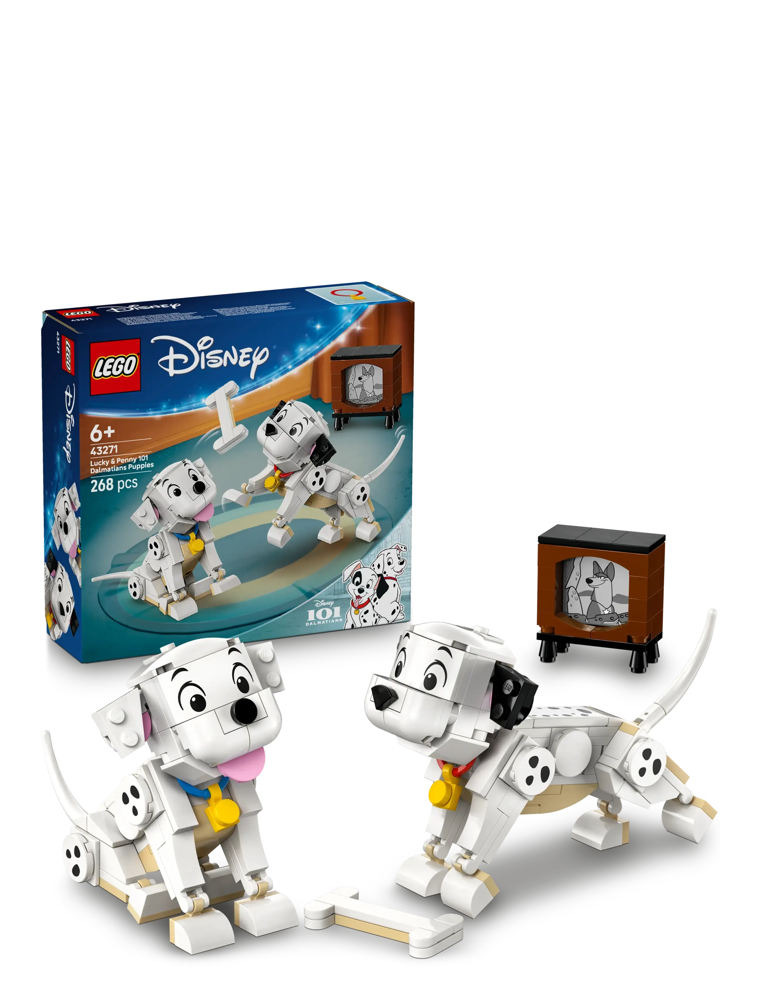 LEGO Hvalpene Lucky Og Penny Fra 101 Dalmatinere 43271, One Size, Lego Disney, Mehrfarbig/gemustert - Disney Other, Kinder