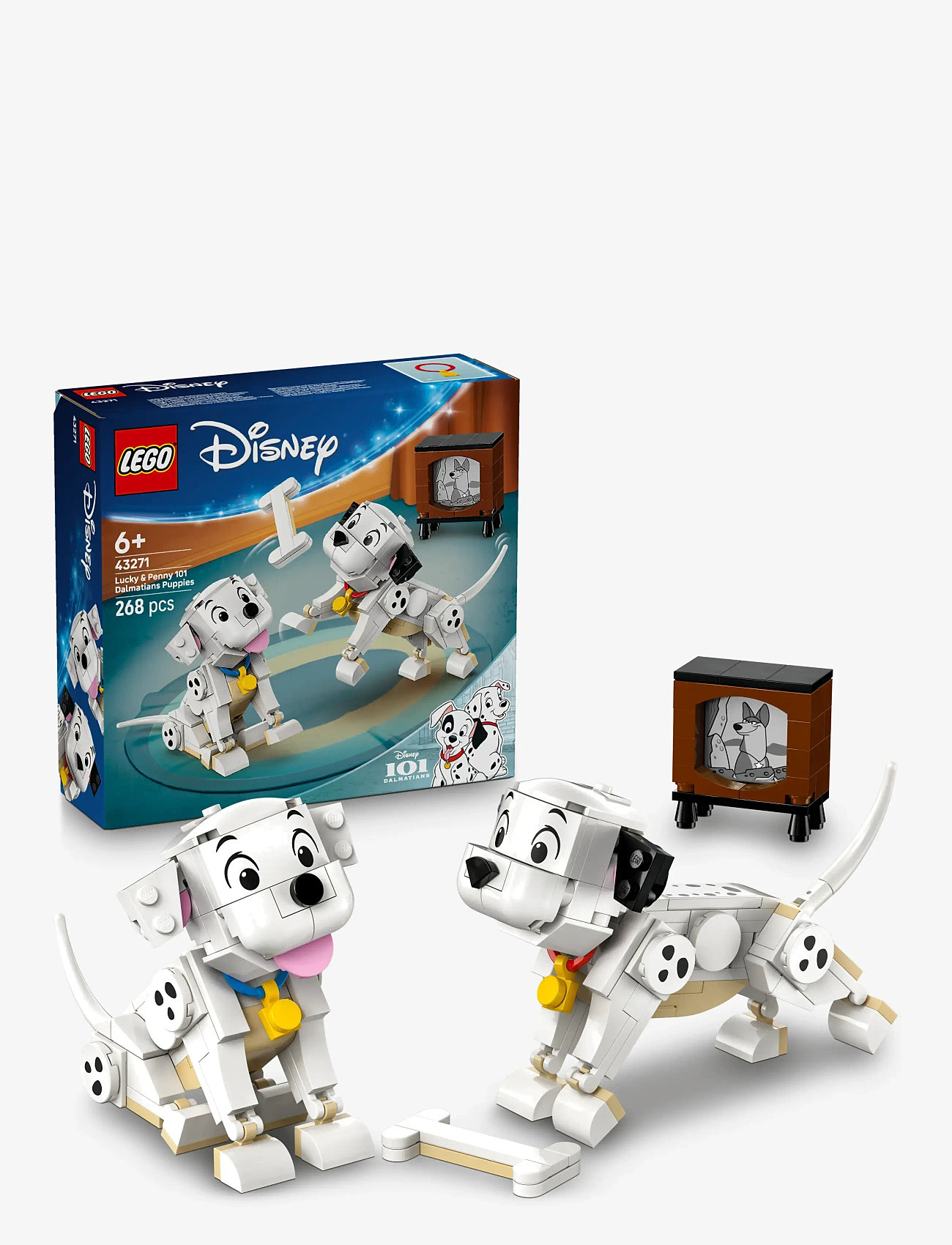 LEGO - Disney Lucky & Penny 101 Dalmatians Puppies Building Toy 43271 - lego disney™ - multi - 0