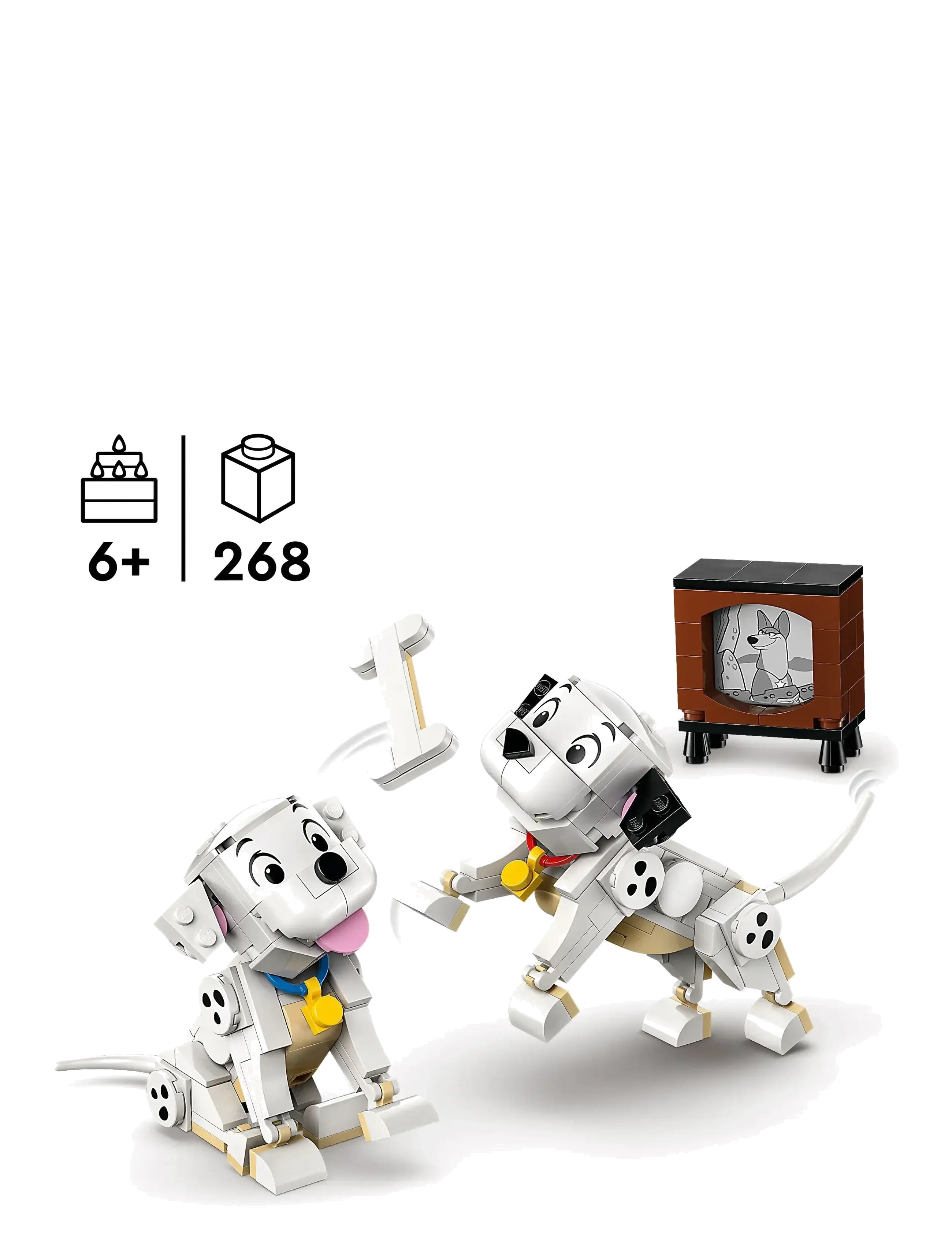 LEGO - Disney Lucky & Penny 101 Dalmatians Puppies Building Toy 43271 - lego disney™ - multi - 1
