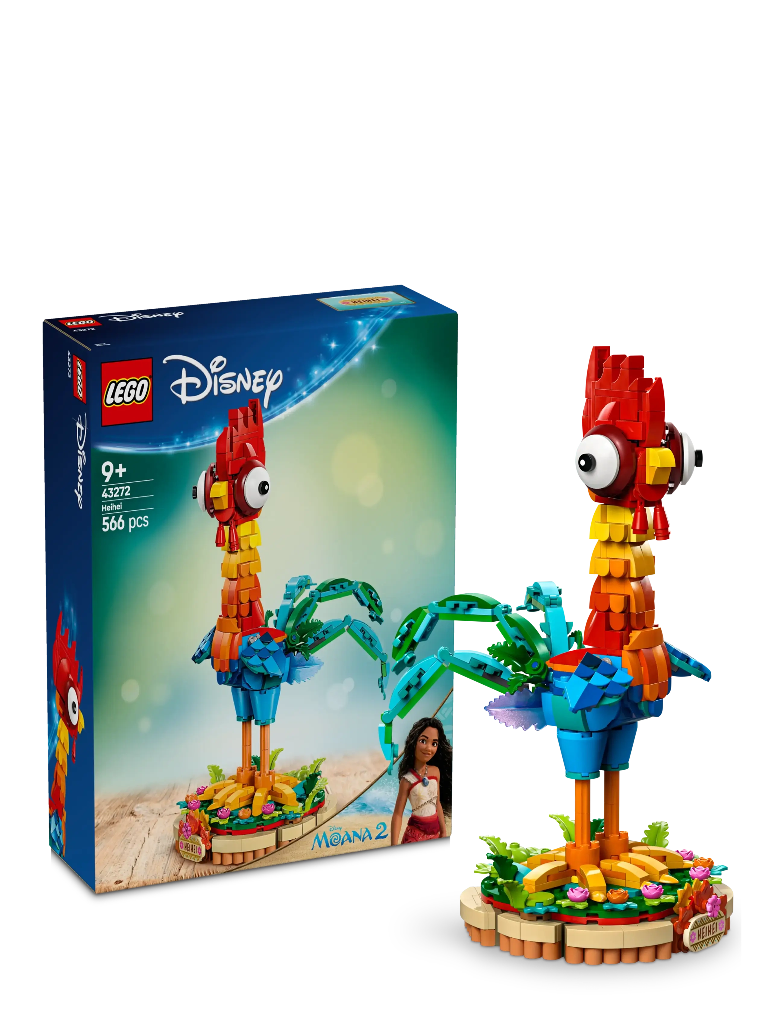 LEGO Heihei, One Size, Lego Spielzeug, Mehrfarbig/gemustert - Lego Disney , Kinder