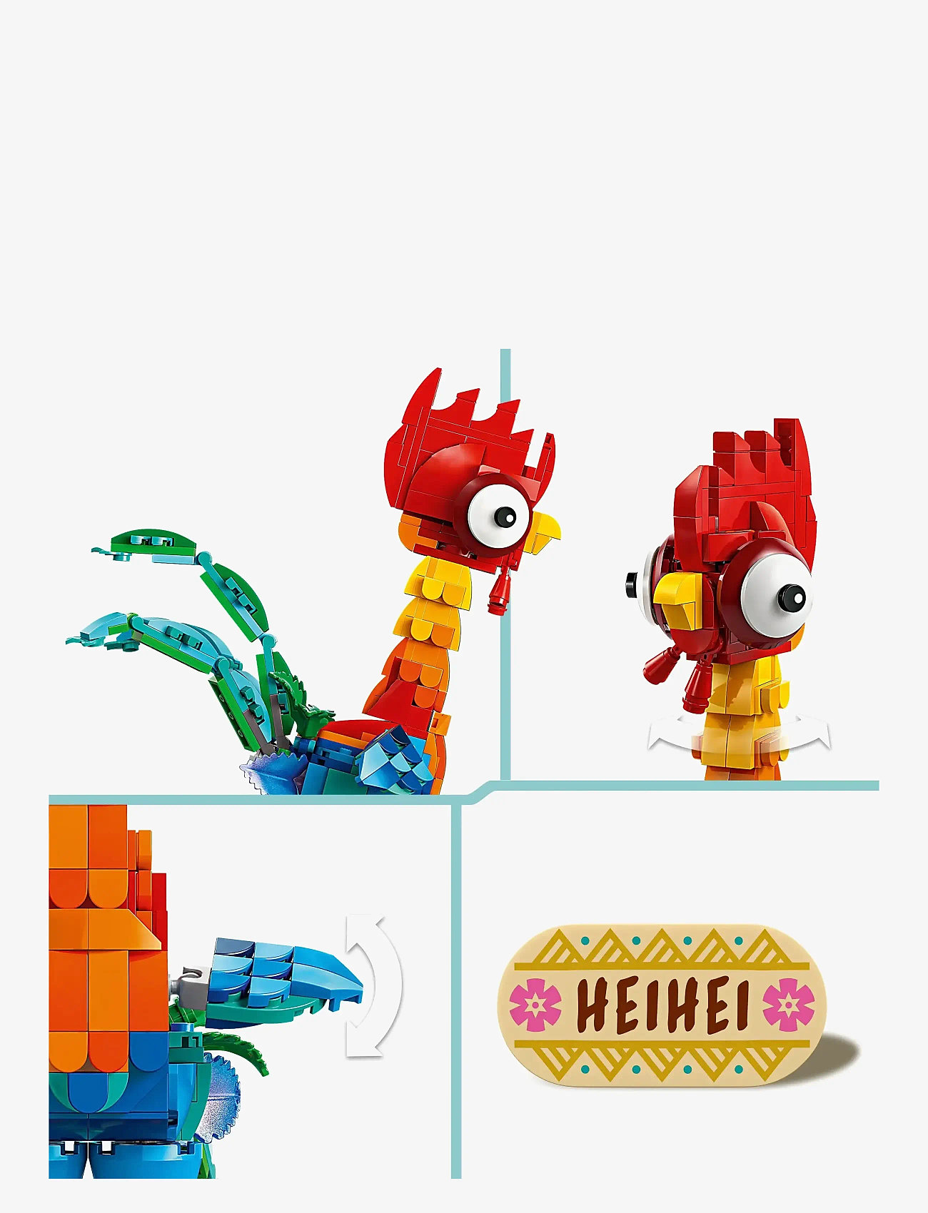 LEGO - Heihei - lego disney princess - multi - 3