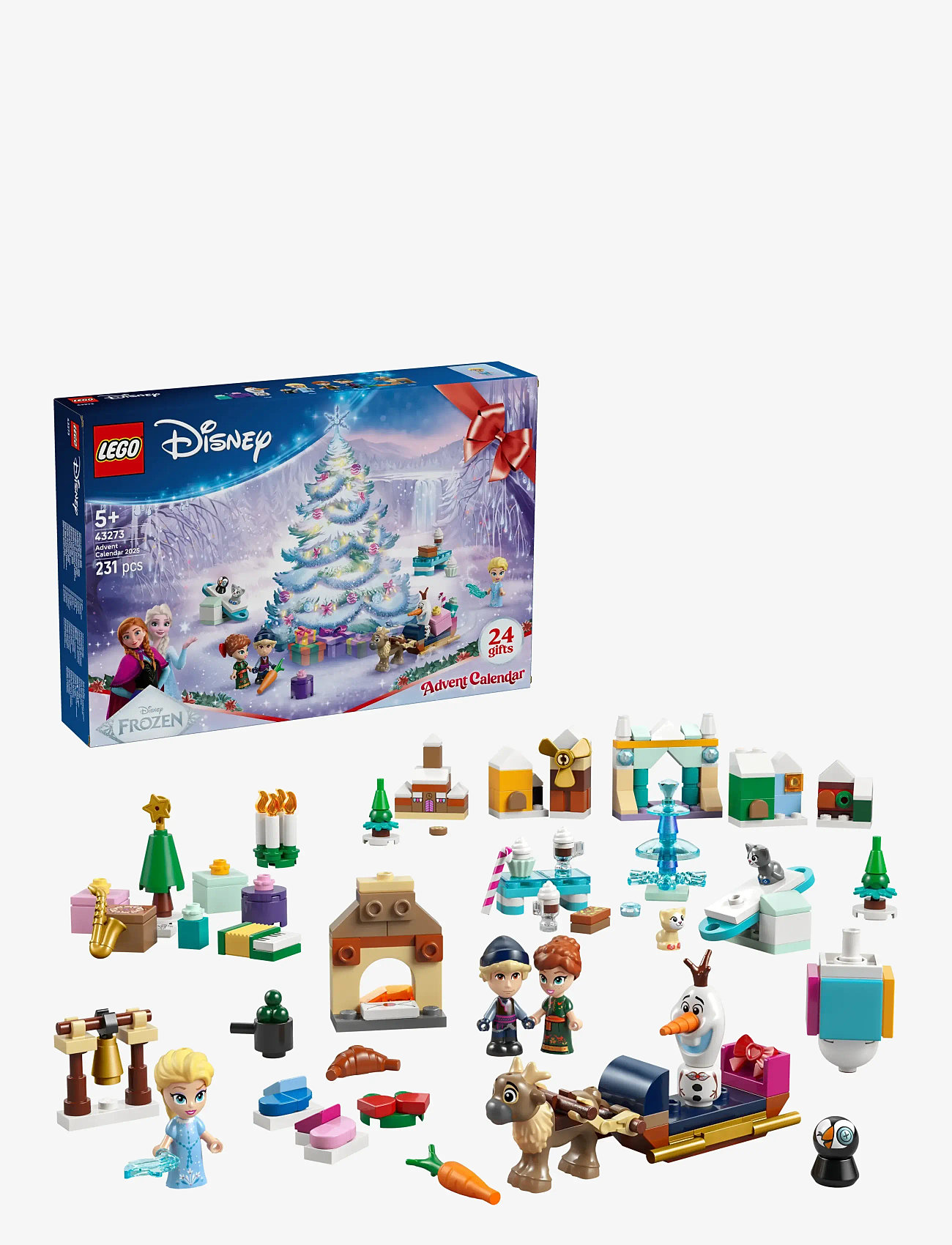 LEGO - Disney Frozen Advent Calendar 2025 Fantasy Toy Building Kit 43273 - gifts below 50€ - multi - 0