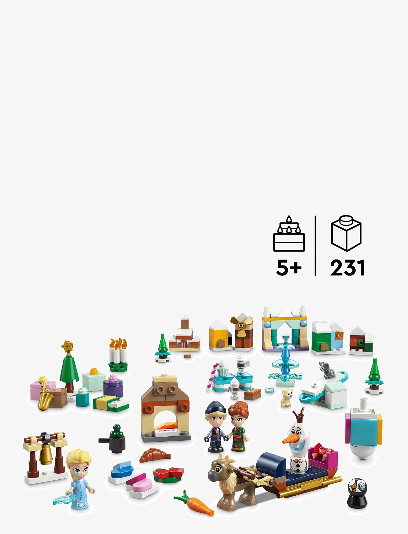 LEGO - Disney Frozen Advent Calendar 2025 Fantasy Toy Building Kit 43273 - gifts below 50€ - multi - 1