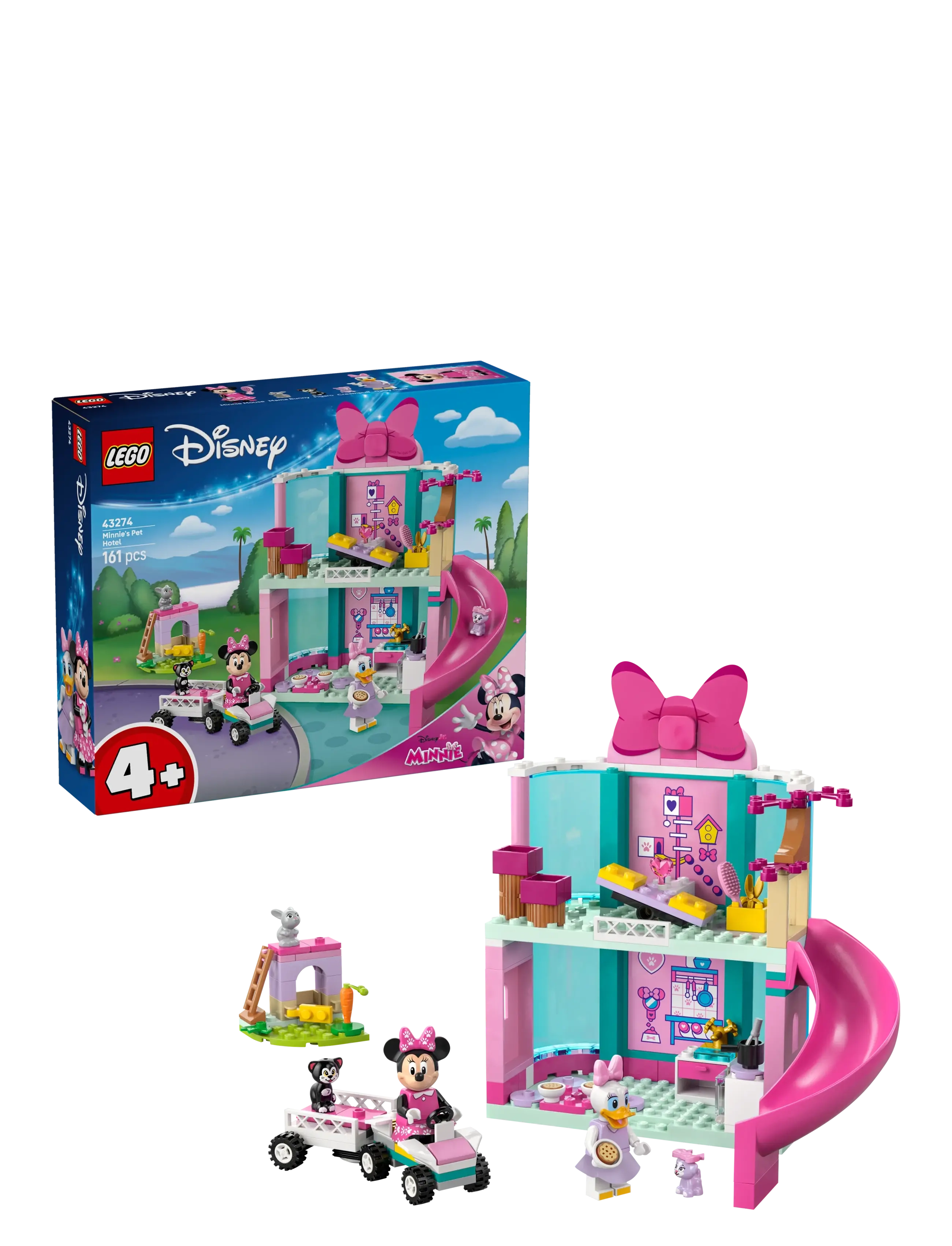 LEGO Disney Minnie’s Pet Hotel Mickey Mouse Clubhouse Toy Buildable Set 43274 - 4 for 3 - MULTI / multi