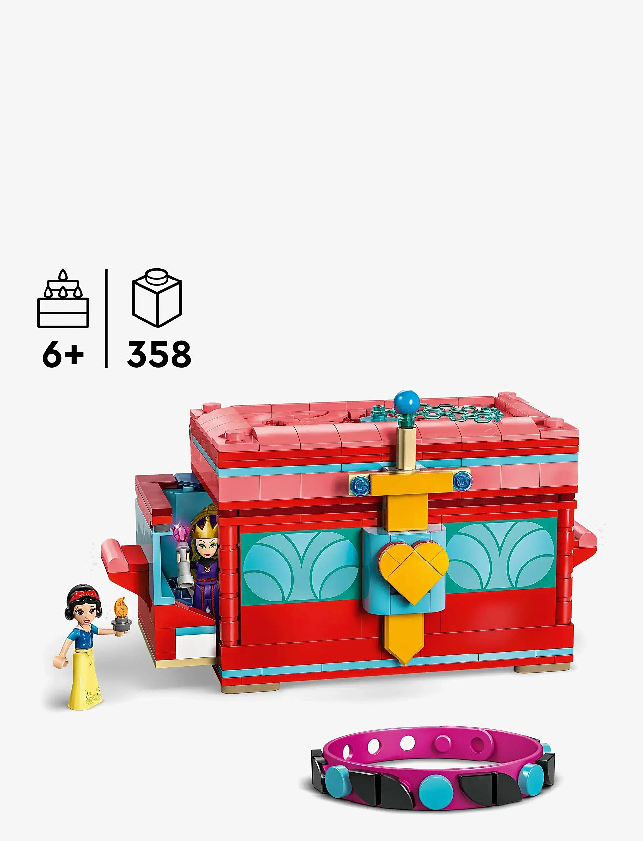 LEGO - Snehvides smykkeskrin 43276 - lego disney princess - multi - 1