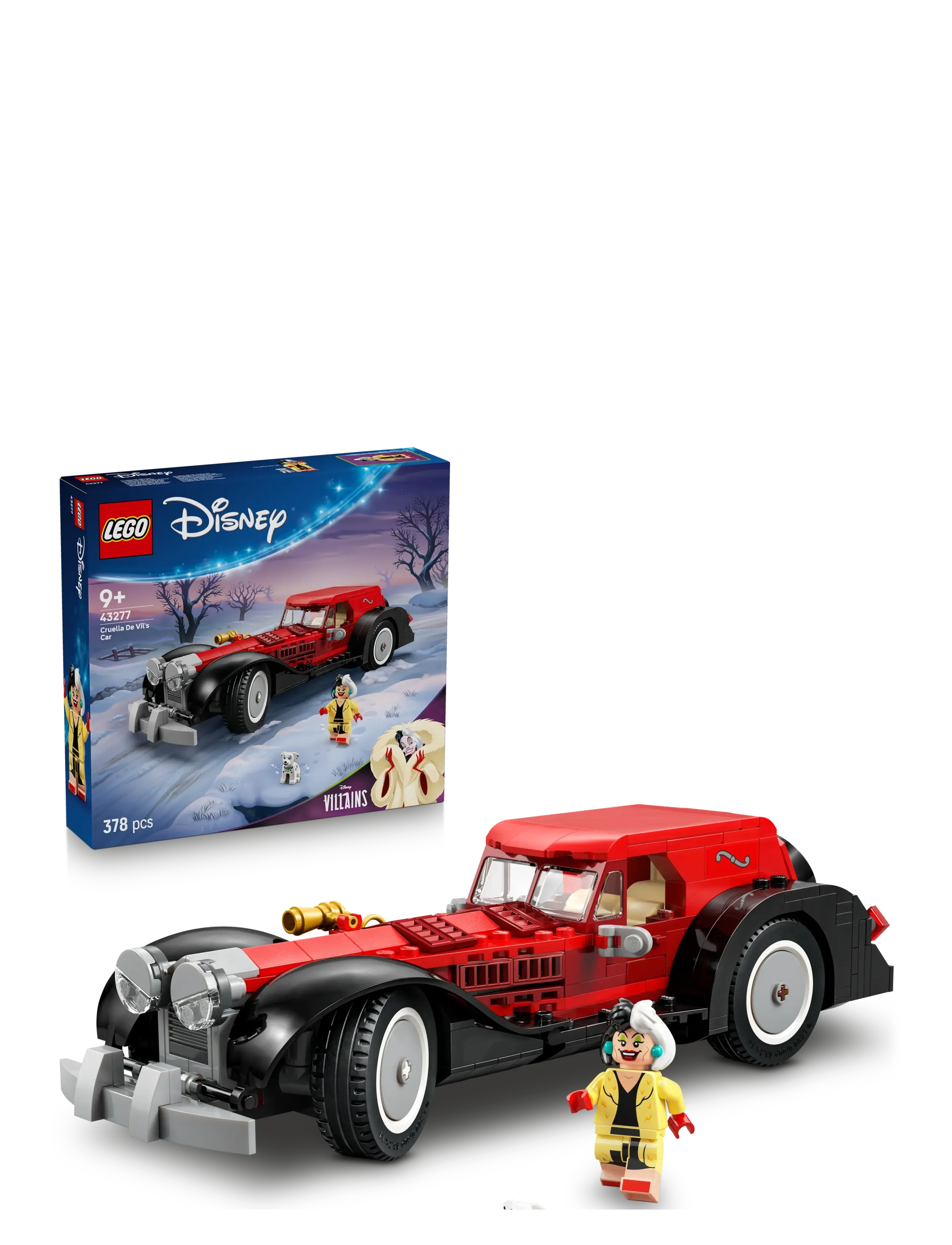 LEGO Cruella De Vils Bil 43277 Patterned - One Size - Kinder
