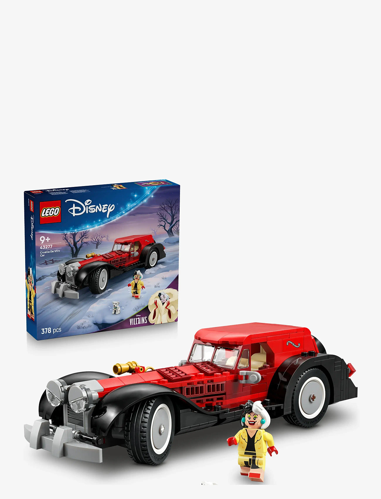 LEGO - Disney Cruella De Vil’s Car Model Building Toy Vehicle 43277 - lego disney™ - multi - 0