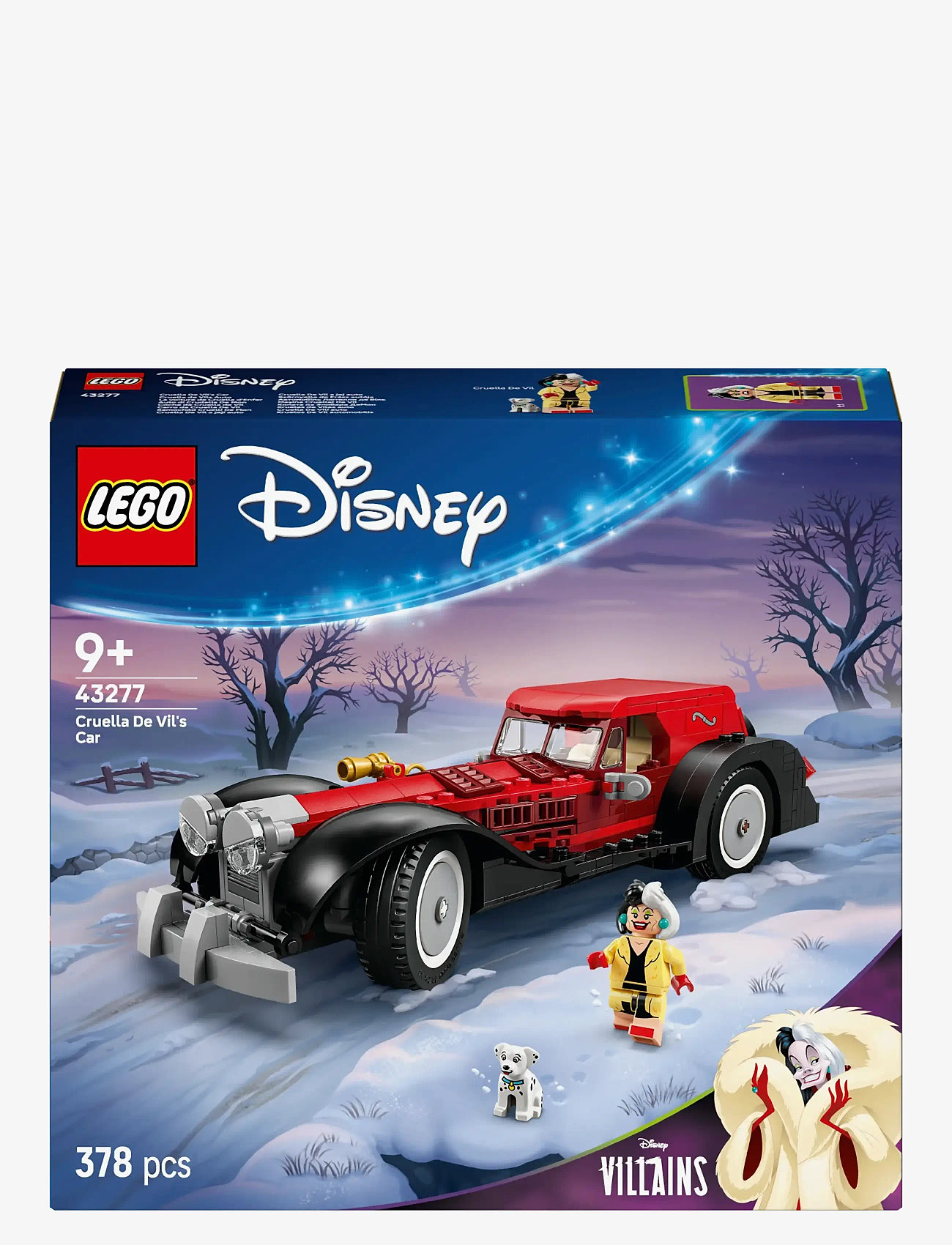 LEGO - Disney Cruella De Vil’s Car Model Building Toy Vehicle 43277 - lego disney™ - multi - 2