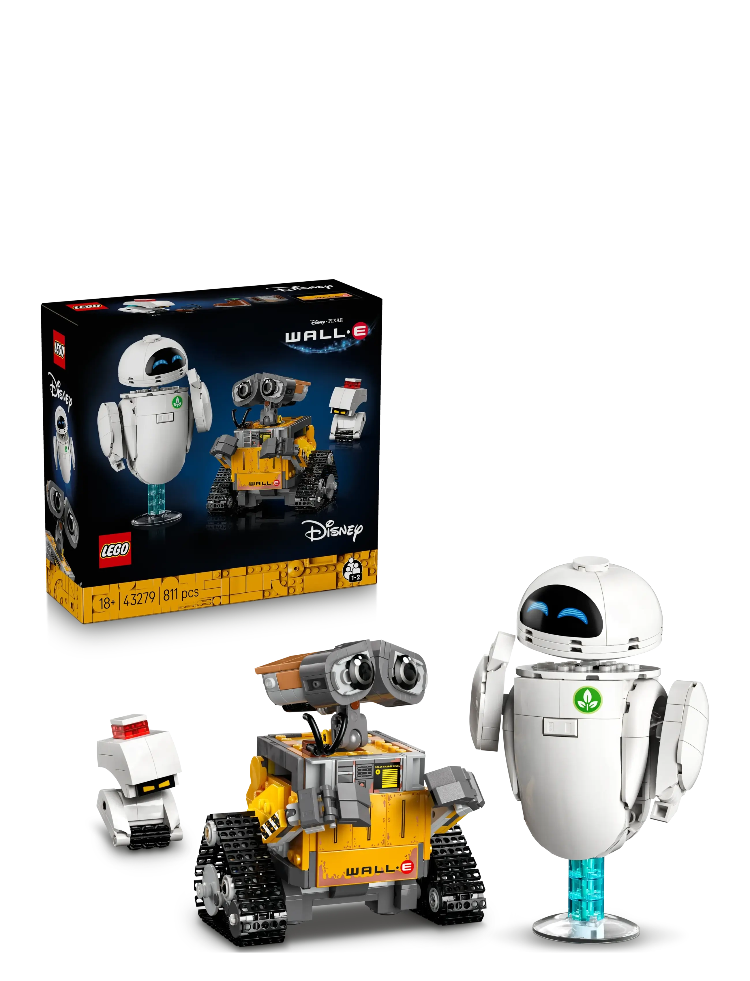 Disney and Pixar WALL-E and EVE Animated Film Building Set 43279 - MULTI