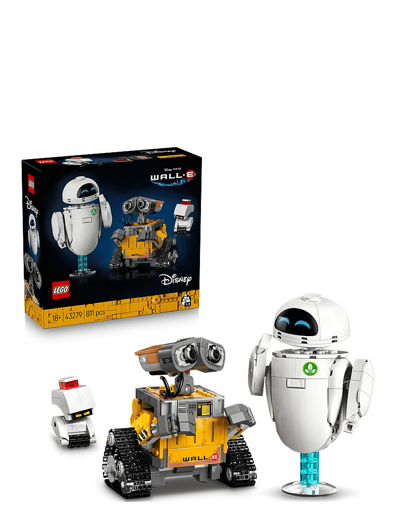 LEGO - Disney and Pixar WALL-E and EVE Animated Film Building Set 43279 - lego adults welcome - multi - 0