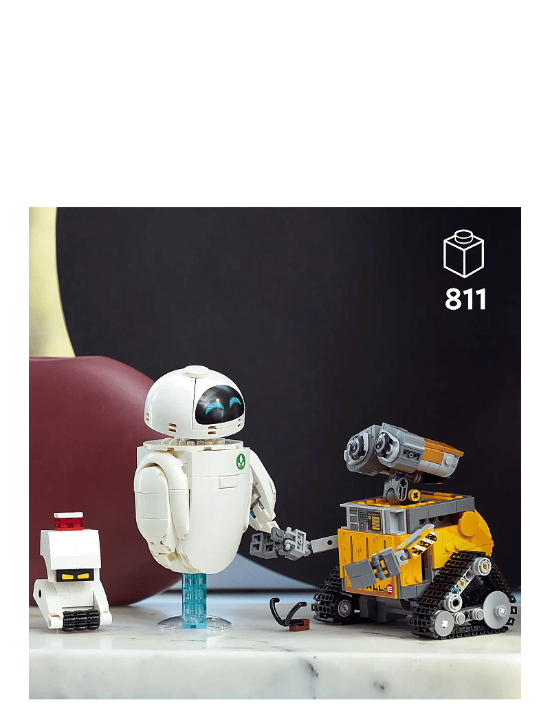 LEGO - Disney and Pixar WALL-E and EVE Animated Film Building Set 43279 - lego adults welcome - multi - 1