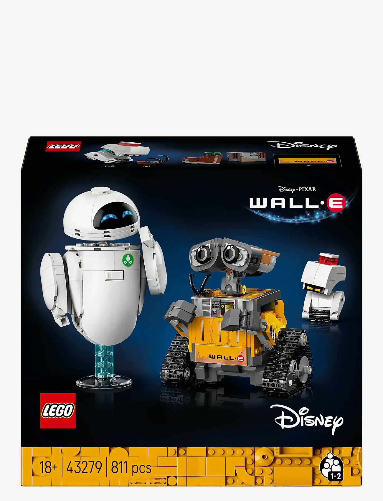 LEGO - Disney and Pixar WALL-E and EVE Animated Film Building Set 43279 - lego adults welcome - multi - 3