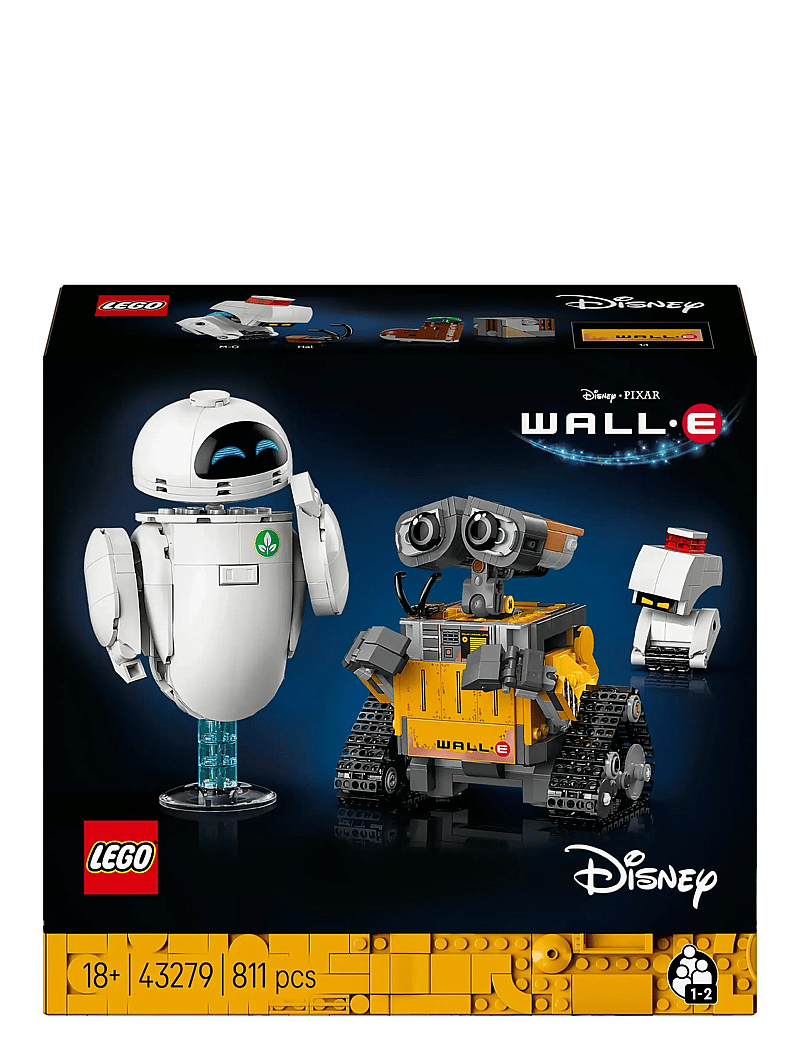 LEGO - Disney and Pixar WALL-E and EVE Animated Film Building Set 43279 - lego adults welcome - multi - 3