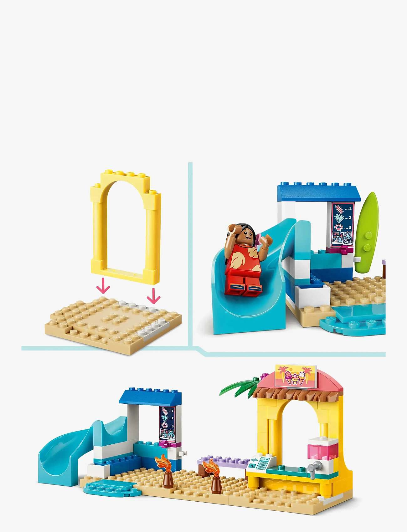 LEGO - Beach Fun with Lilo & Stitch 43280 - lego disney™ - multi - 2