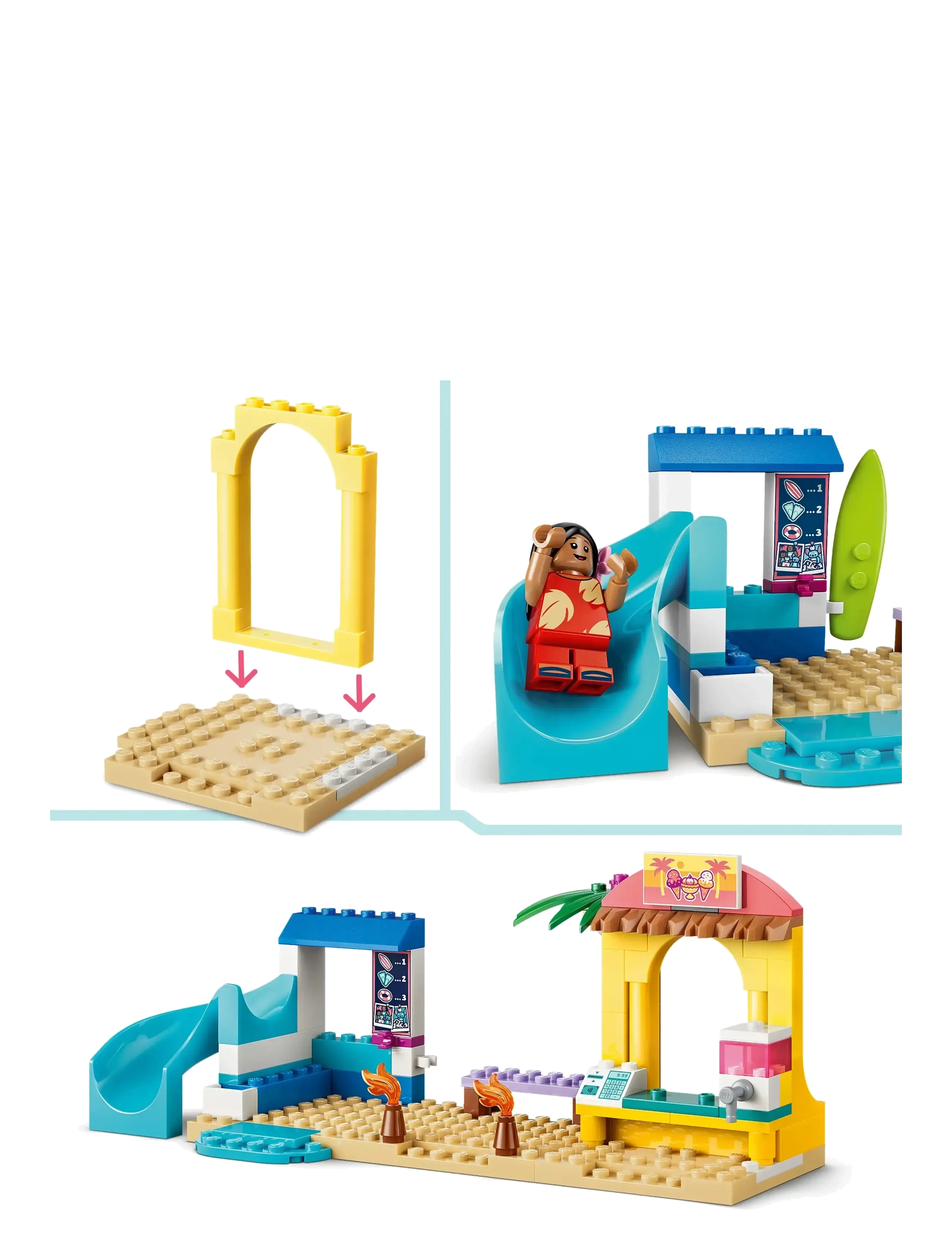 LEGO - Beach Fun with Lilo & Stitch 43280 - lego disney™ - multi - 2