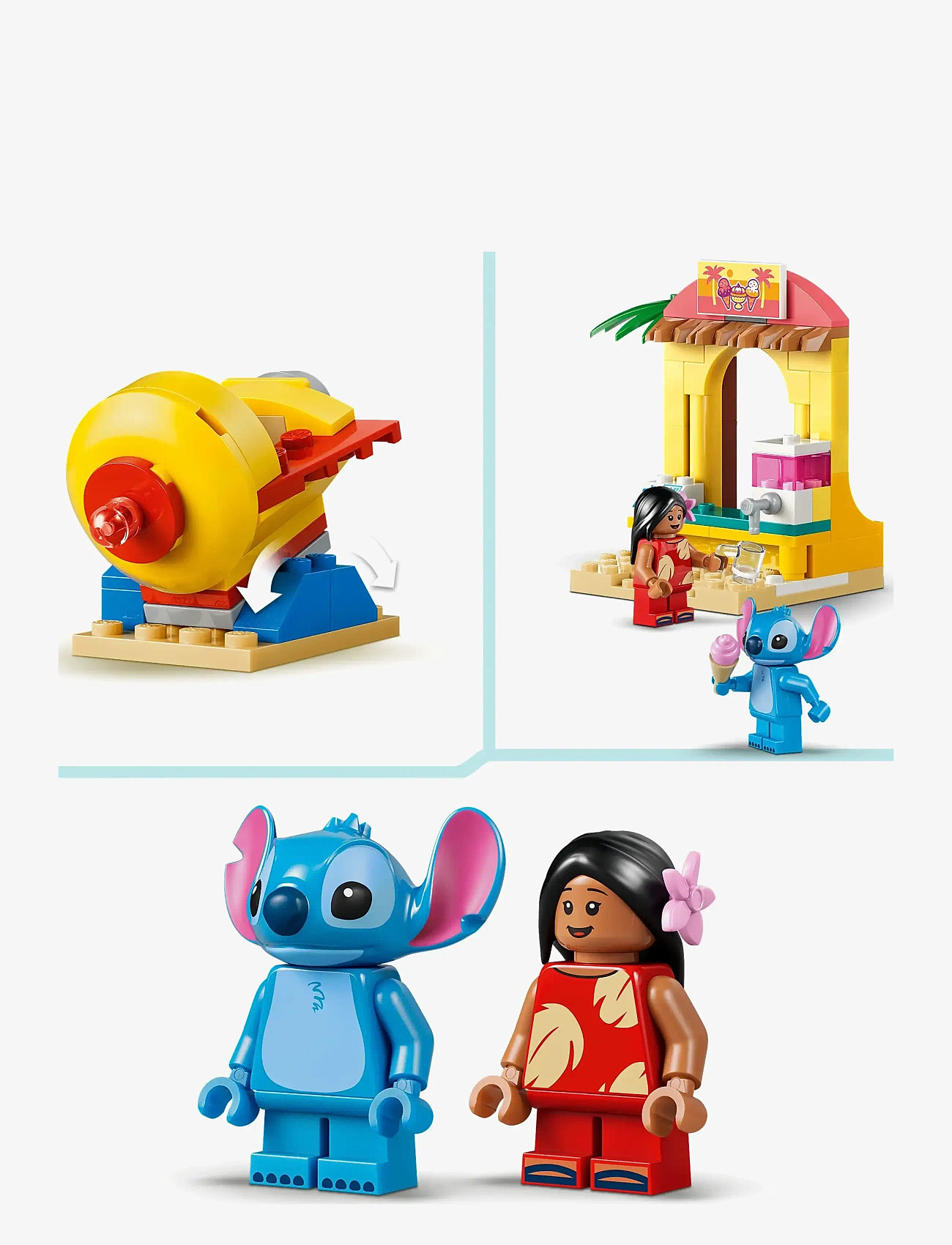 LEGO - Beach Fun with Lilo & Stitch 43280 - lego disney™ - multi - 3