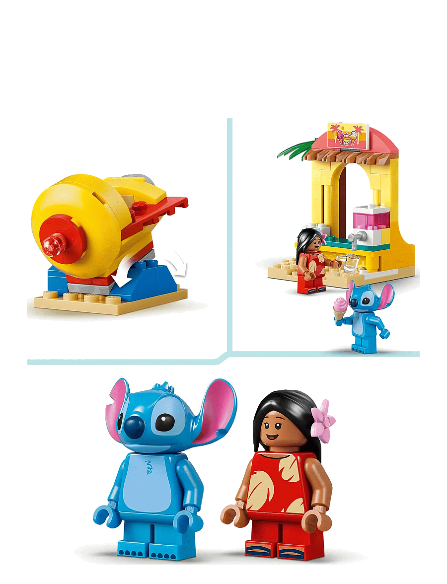 LEGO - Disney Beach Fun with Lilo & Stitch 43280 - lego disney™ - multi - 3