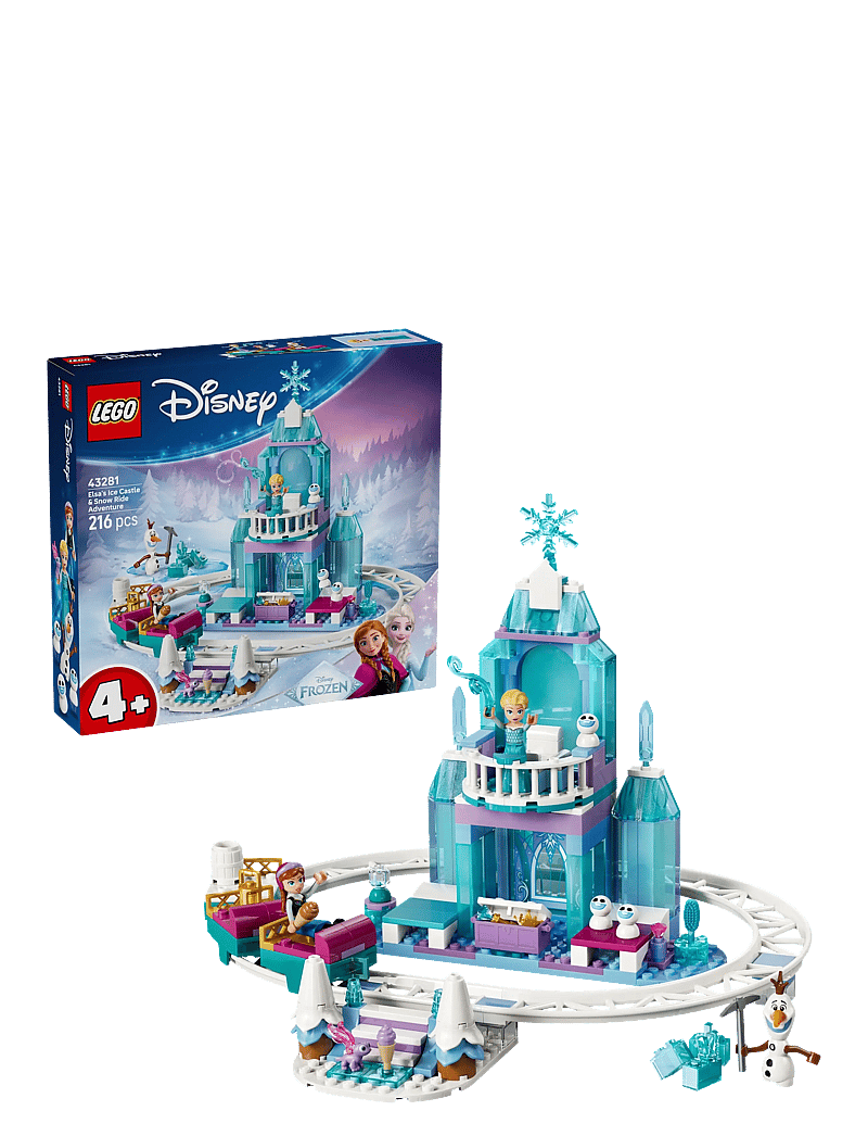 LEGO - Disney Frozen Elsa’s Ice Castle & Snow Ride Adventure 43281 - lego disney princess - multi - 0