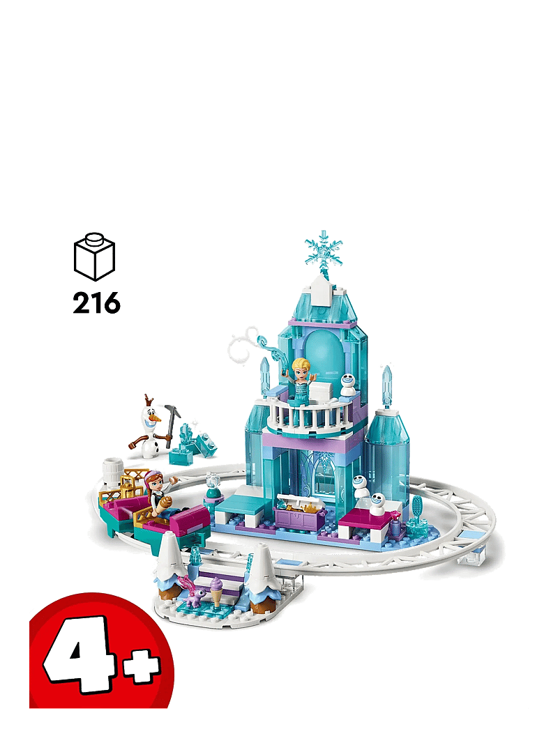 LEGO - Disney Frozen Elsa’s Ice Castle & Snow Ride Adventure 43281 - lego disney princess - multi - 1