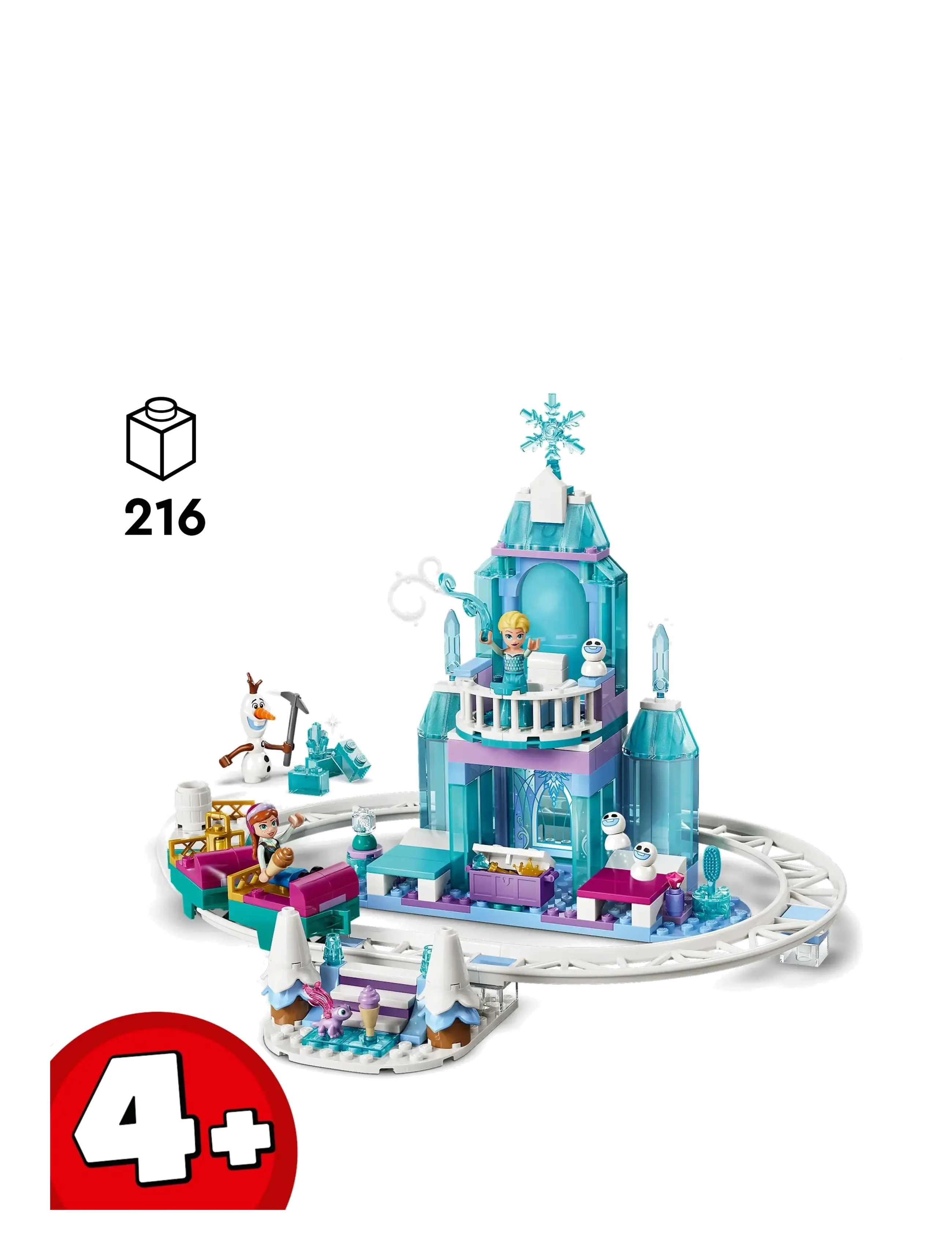 LEGO - Disney Frozen Elsa’s Ice Castle & Snow Ride Adventure 43281 - multi - 1