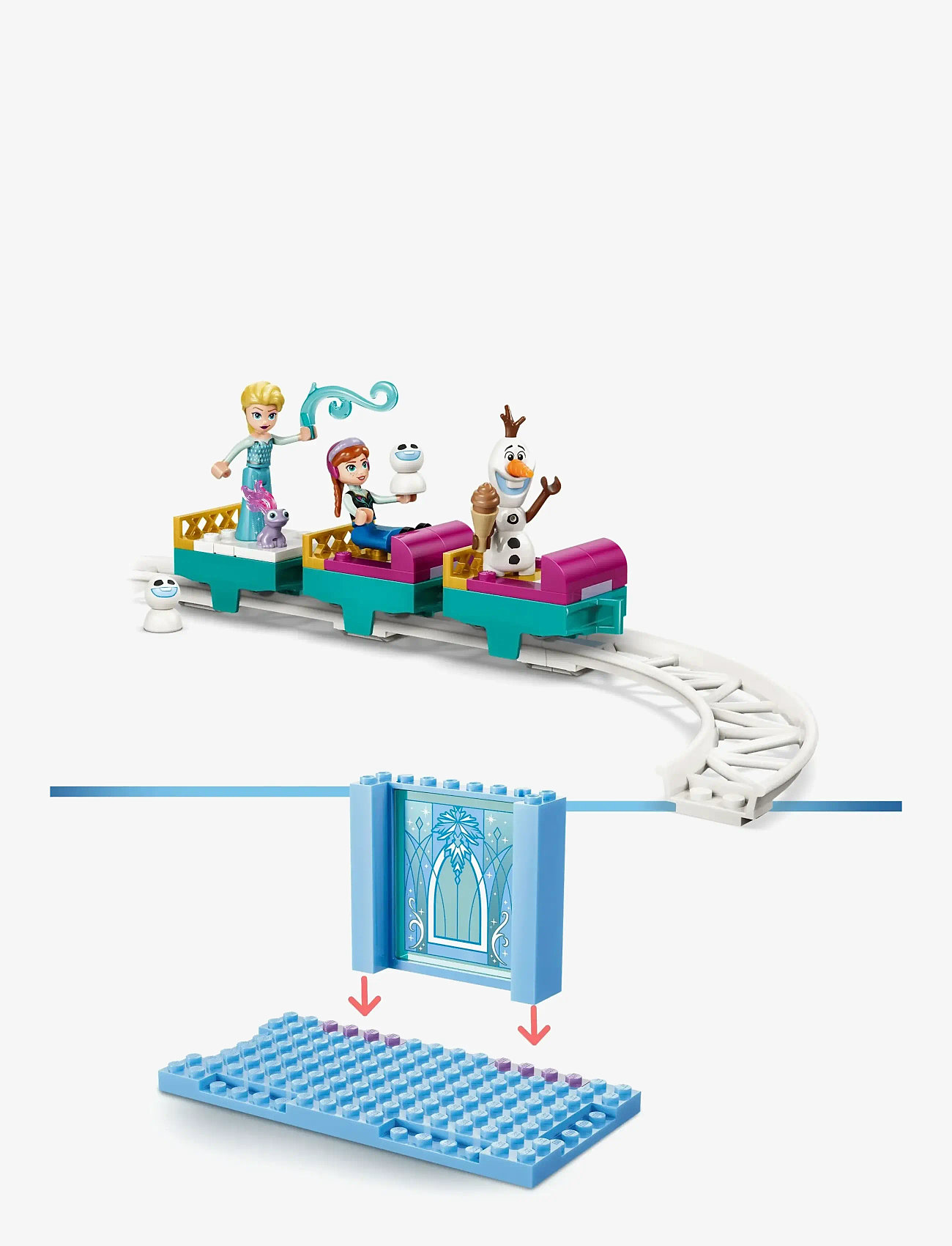 LEGO - Elsas ispalats och snöäventyr 43281 - lego disney princess - multi - 2