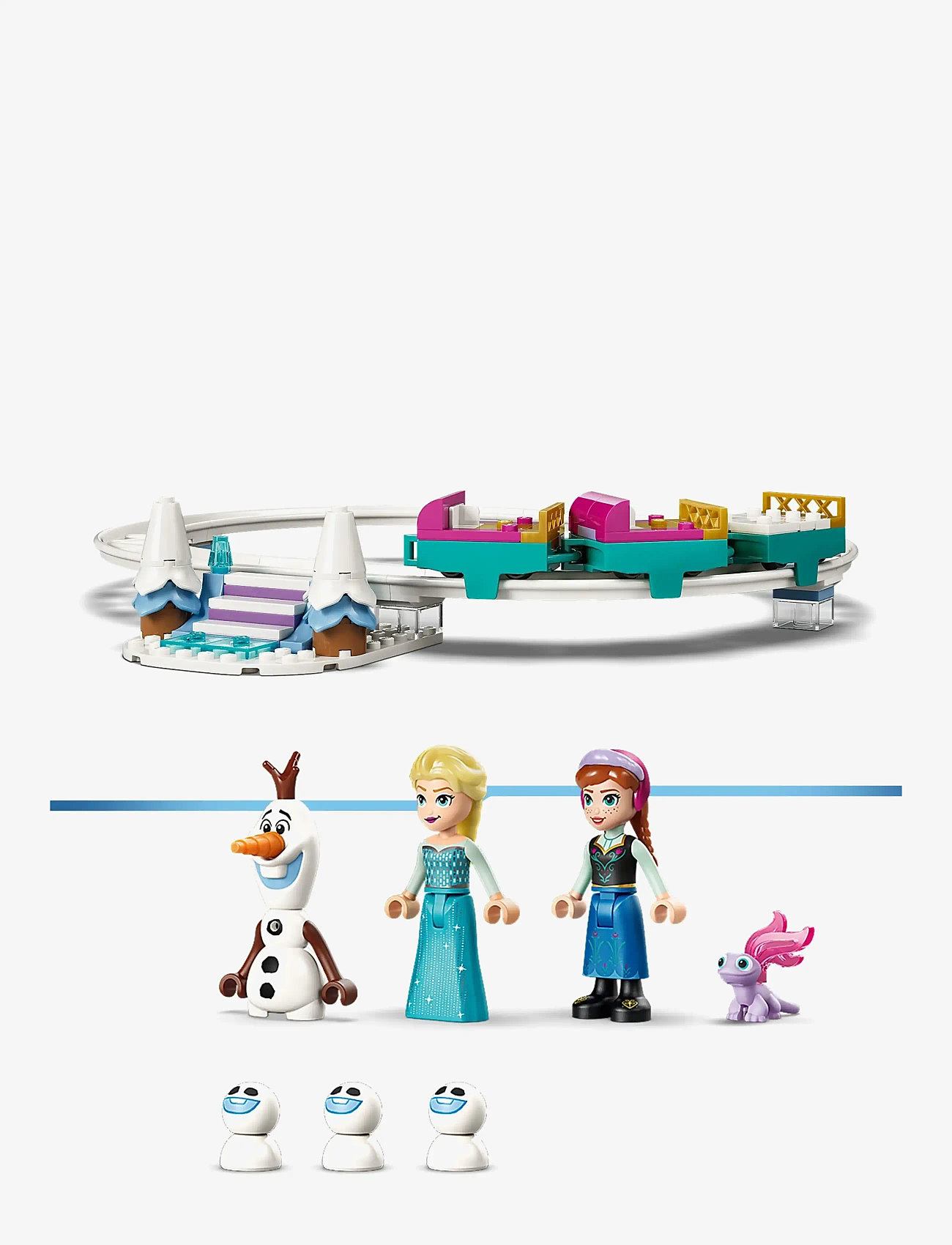 LEGO - Elsas ispalats och snöäventyr 43281 - lego disney princess - multi - 3