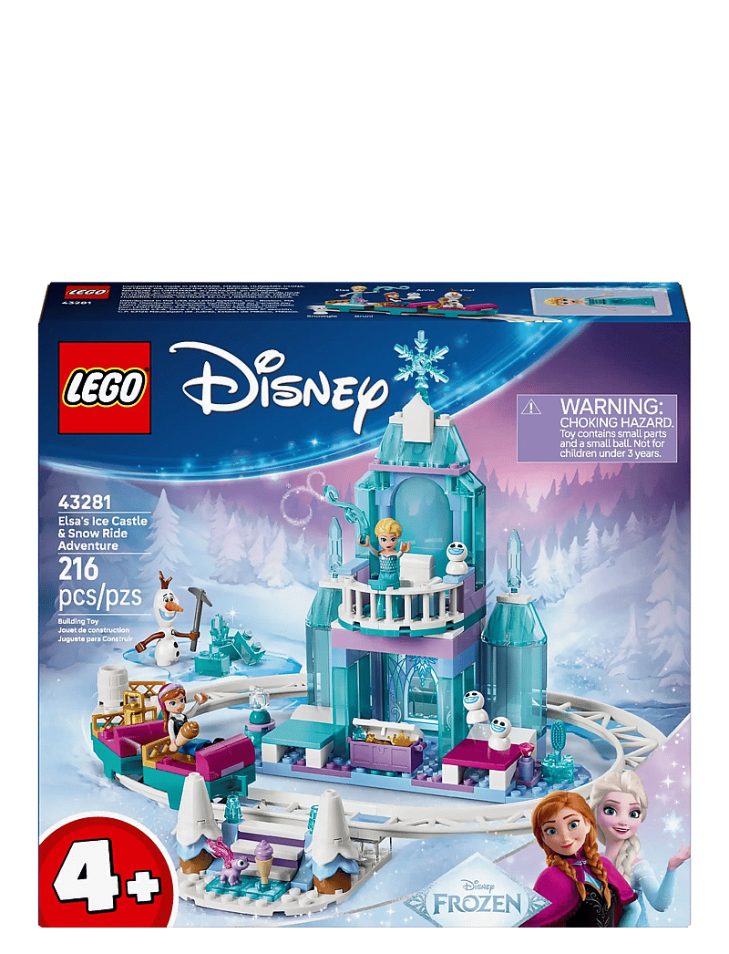 LEGO - Disney Frozen Elsa’s Ice Castle & Snow Ride Adventure 43281 - lego disney princess - multi - 4