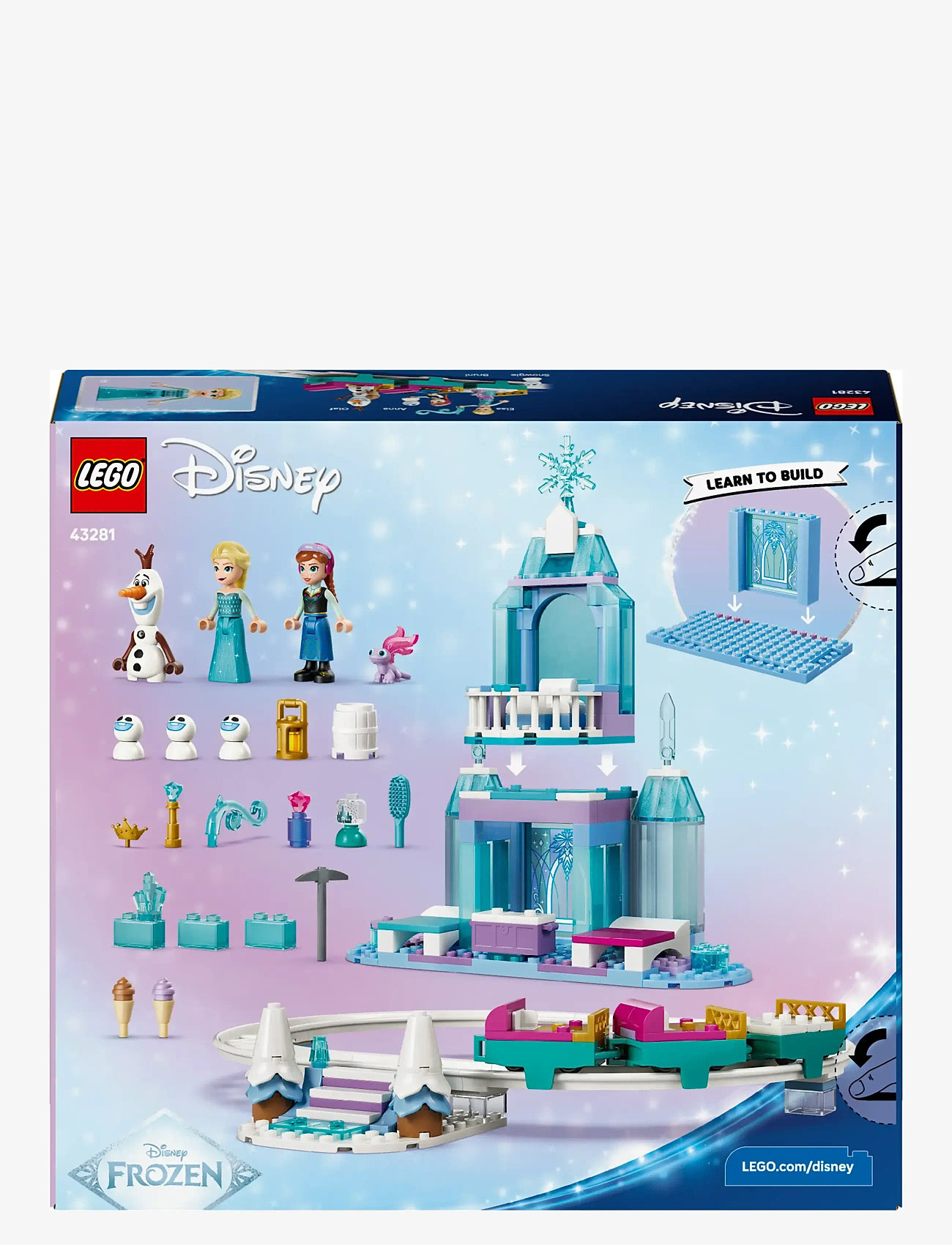 LEGO - Elsas ispalats och snöäventyr 43281 - lego disney princess - multi - 5