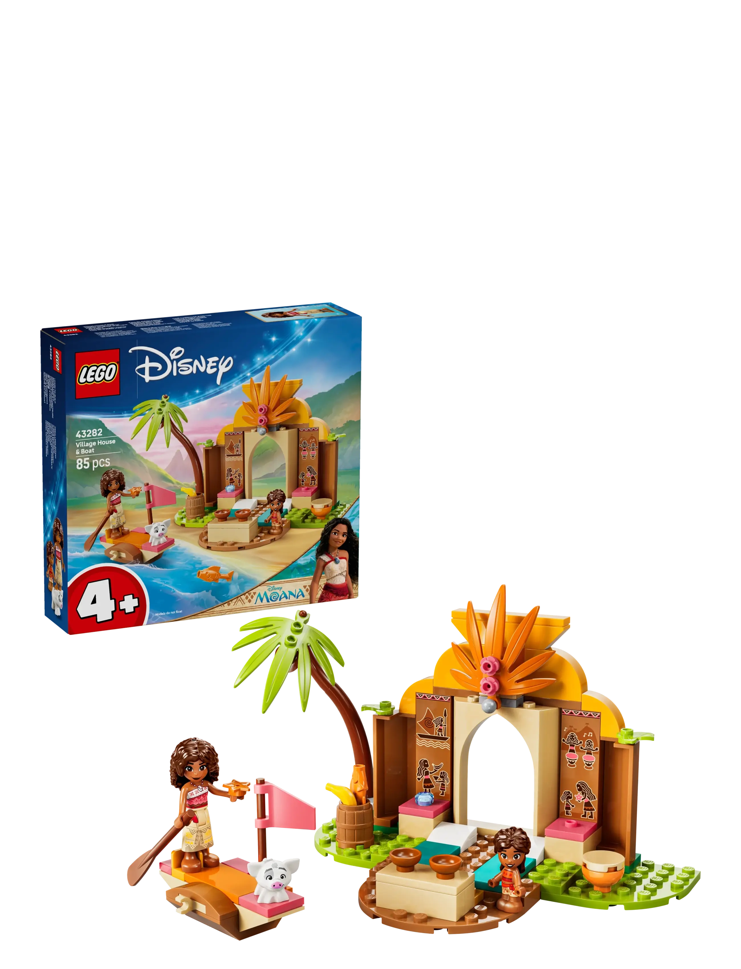 LEGO Landsbyhus Og Båd 43282, One Size, Lego Disney , Mehrfarbig/gemustert - Lego disney Princess, Kinder