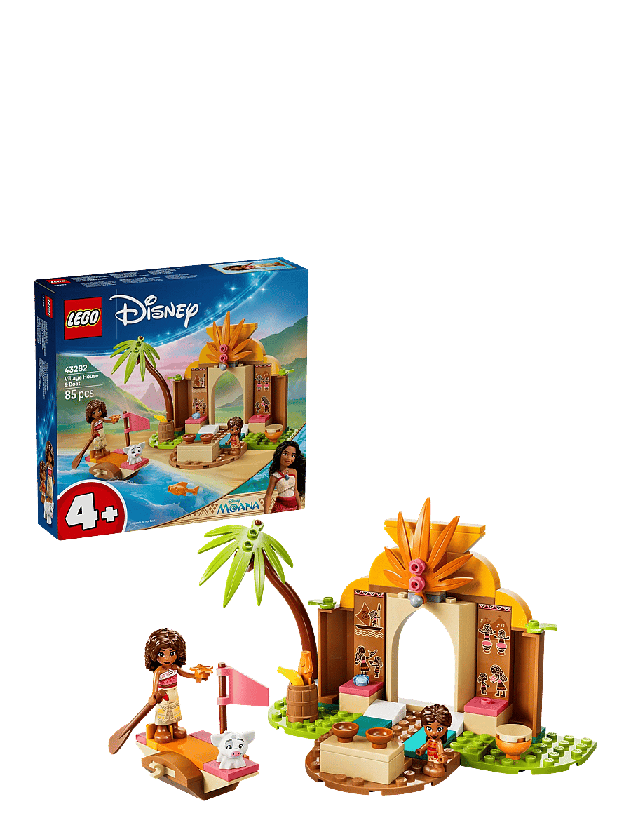 LEGO - Disney Moana Village House & Boat Building Toy 43282 - lego disney princess - multi - 0