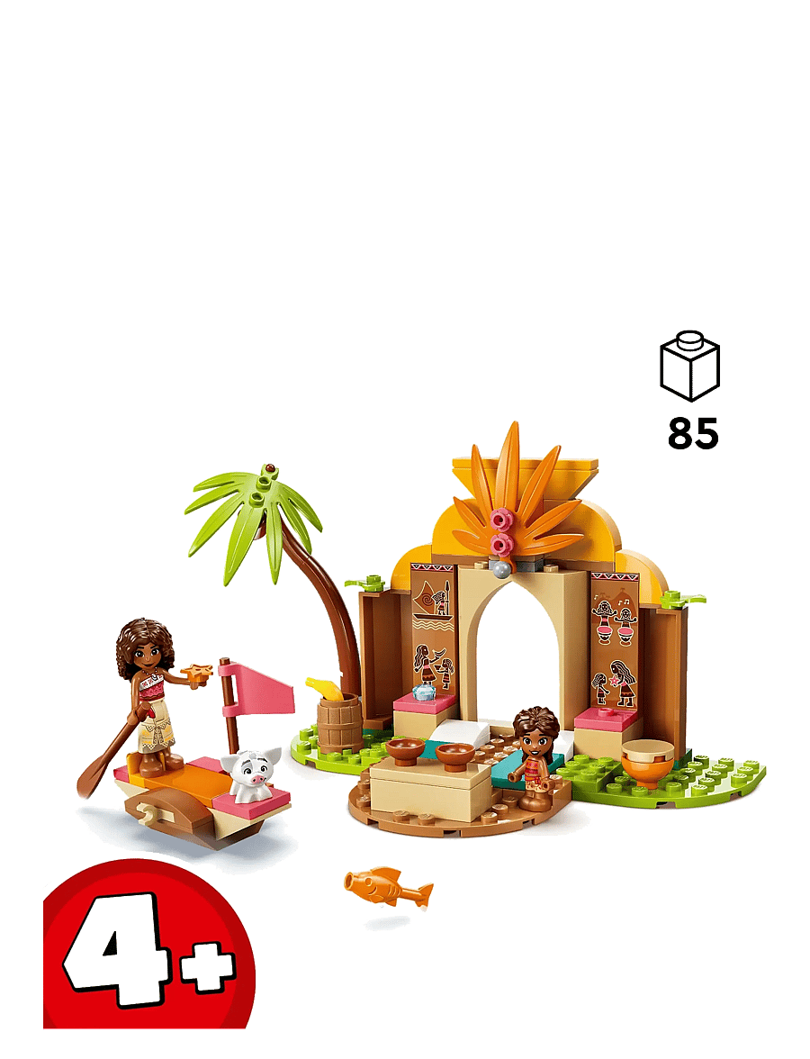 LEGO - Disney Moana Village House & Boat Building Toy 43282 - lego disney princess - multi - 1