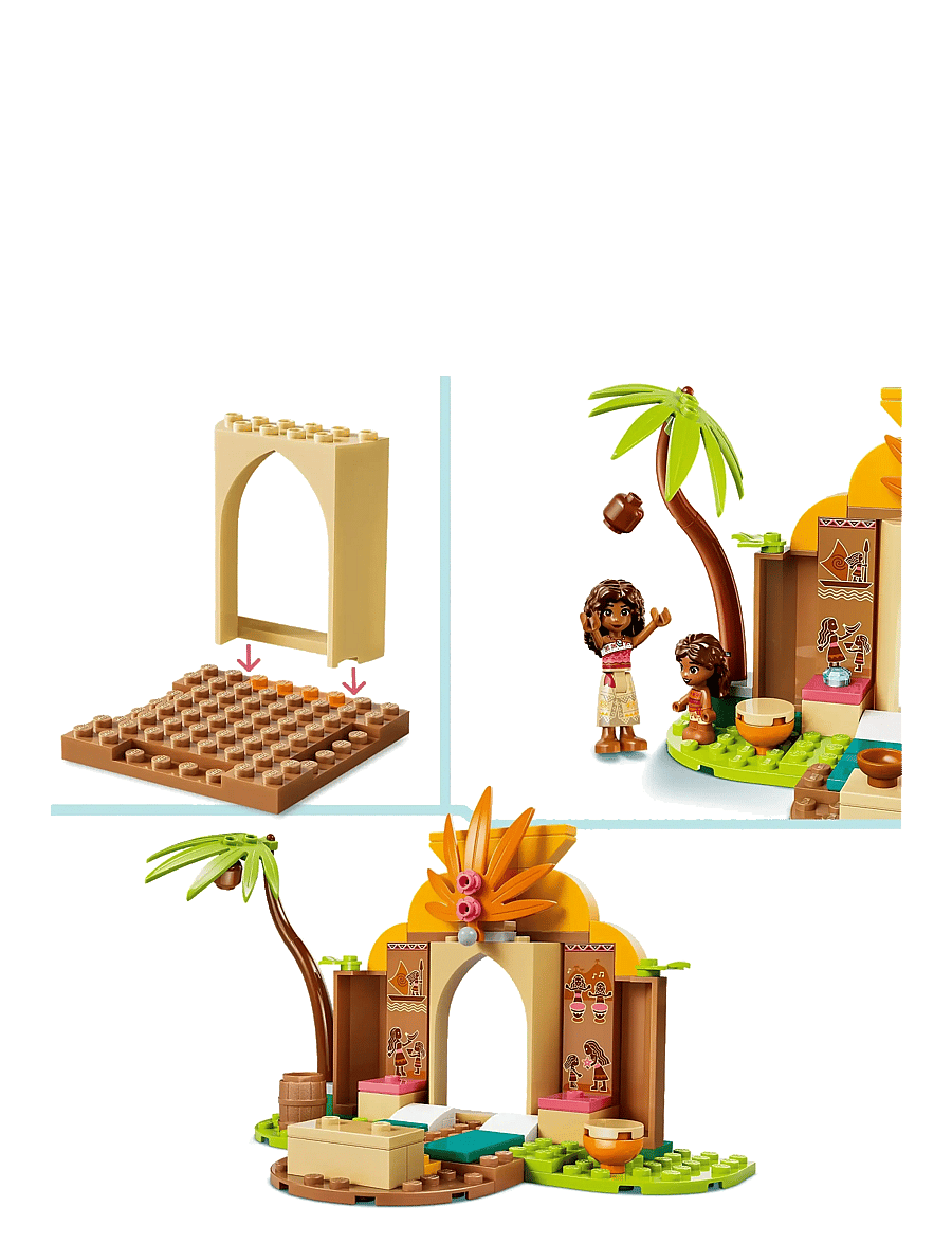 LEGO - Disney Moana Village House & Boat Building Toy 43282 - lego disney princess - multi - 3