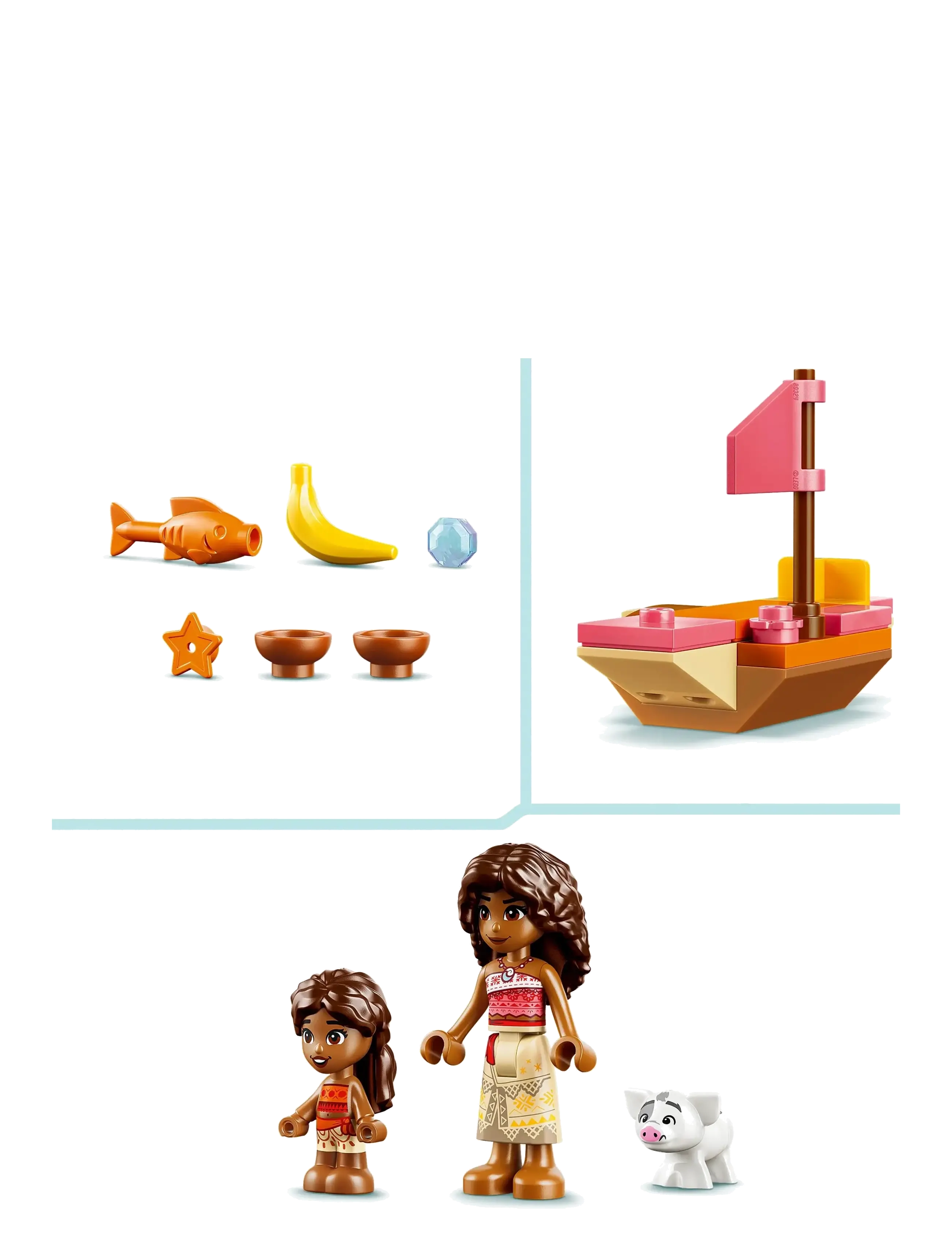 LEGO - Village House & Boat 43282 - lego disney princess - multi - 4