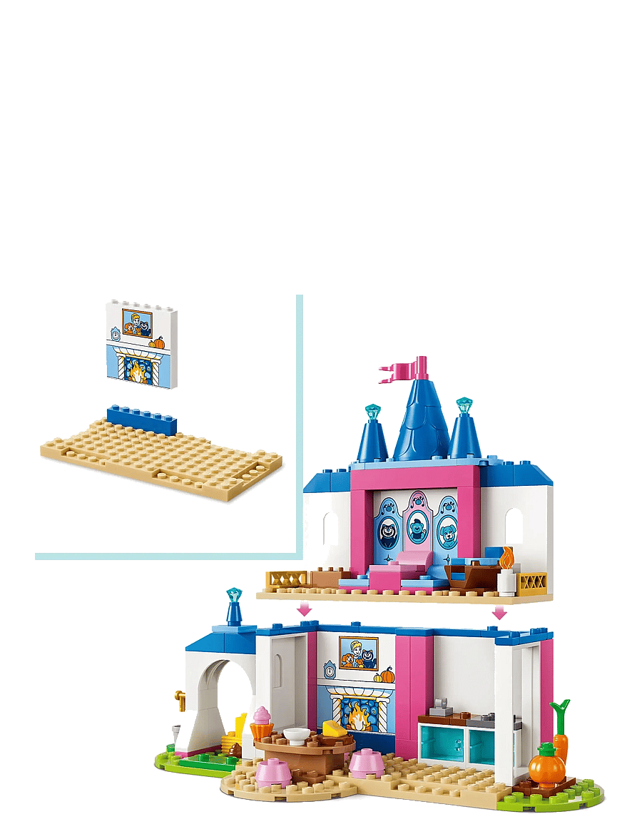 LEGO - Disney Princess Cinderella Animal Friends Castle 43283 - lego disney princess - multi - 4