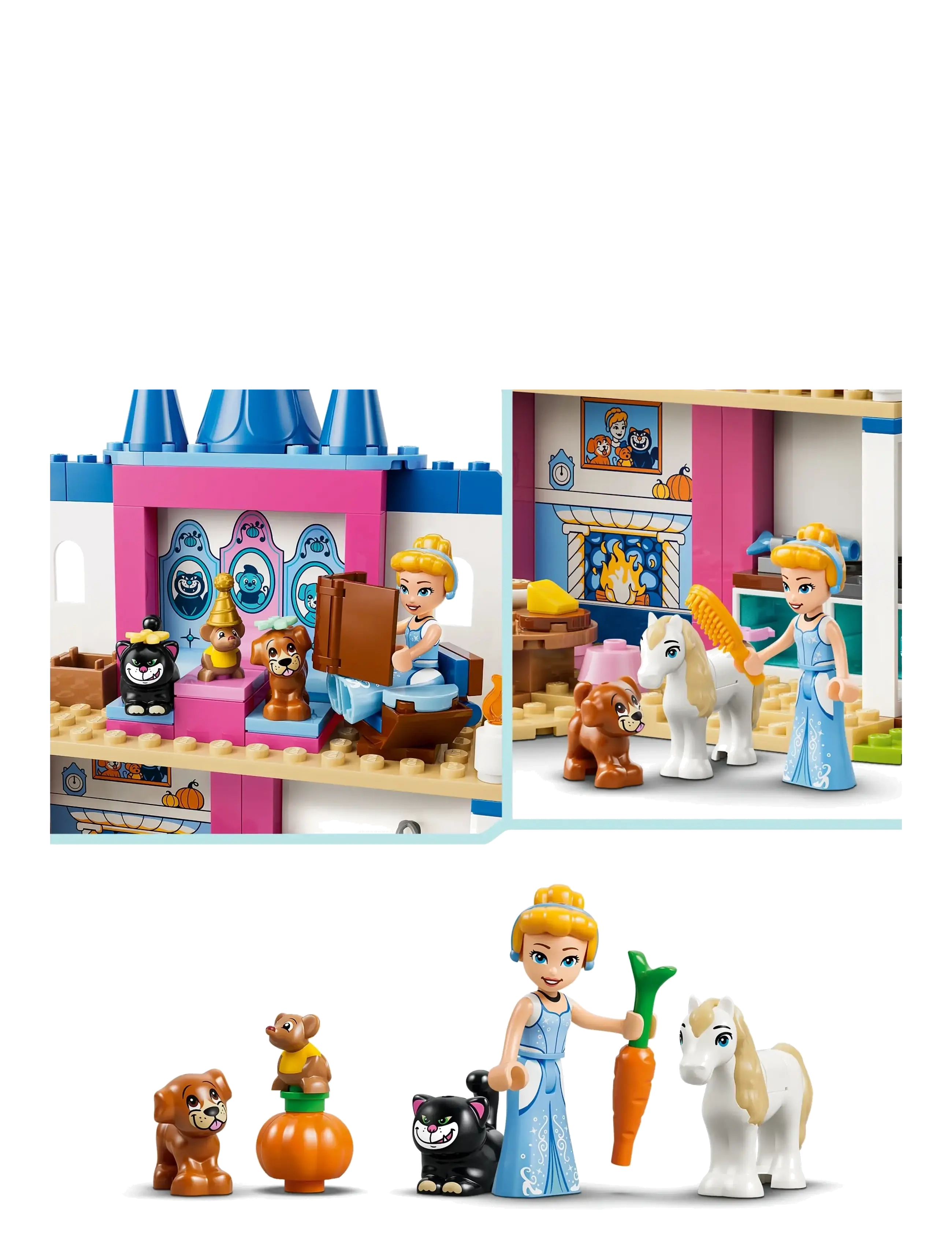 LEGO - Askepot-slot til dyrevenner 43283 - lego disney princess - multi - 5