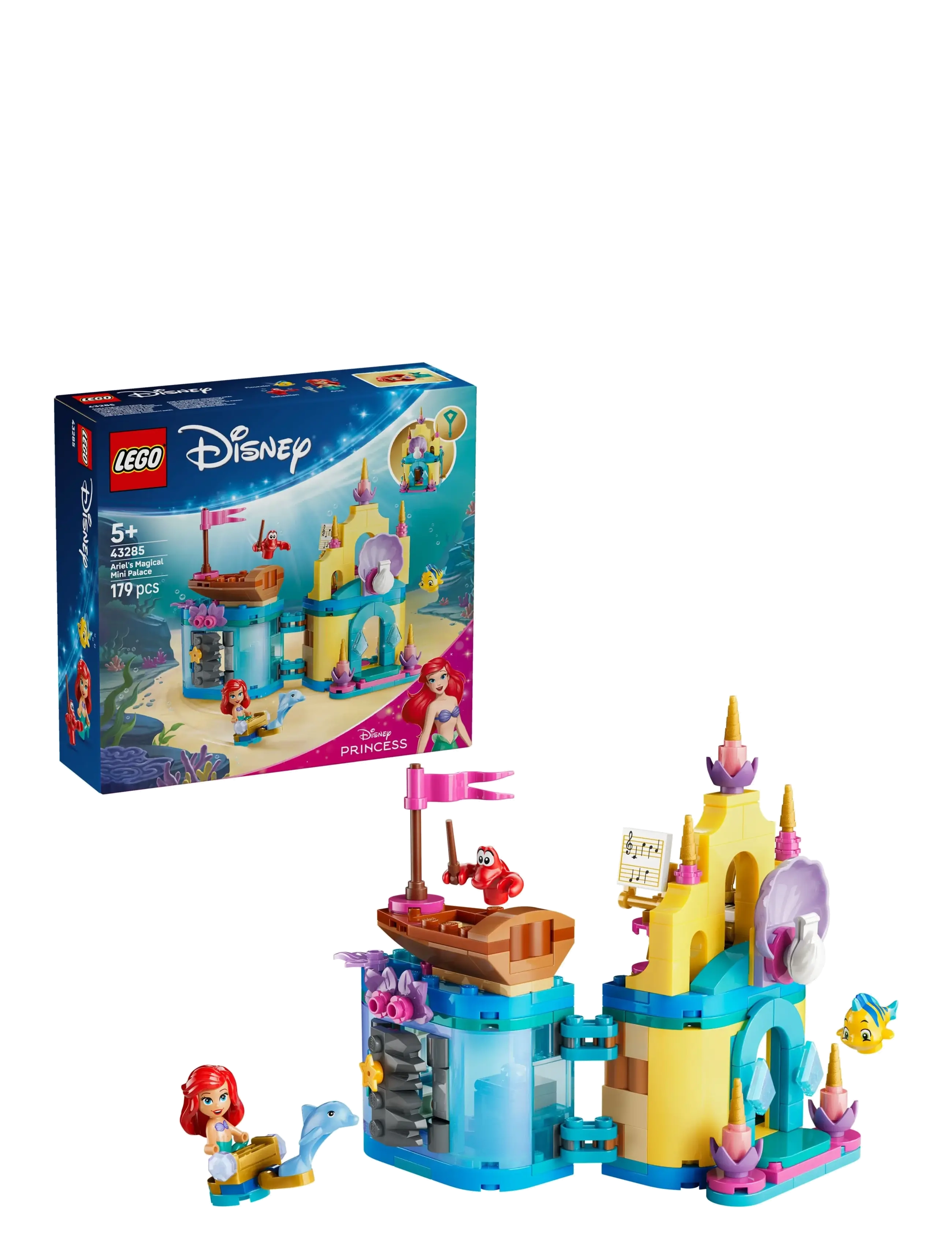 LEGO Ariels Magiske Minipalads 43285, One Size, Lego Disney , Mehrfarbig/gemustert - Lego disney Princess, Kinder