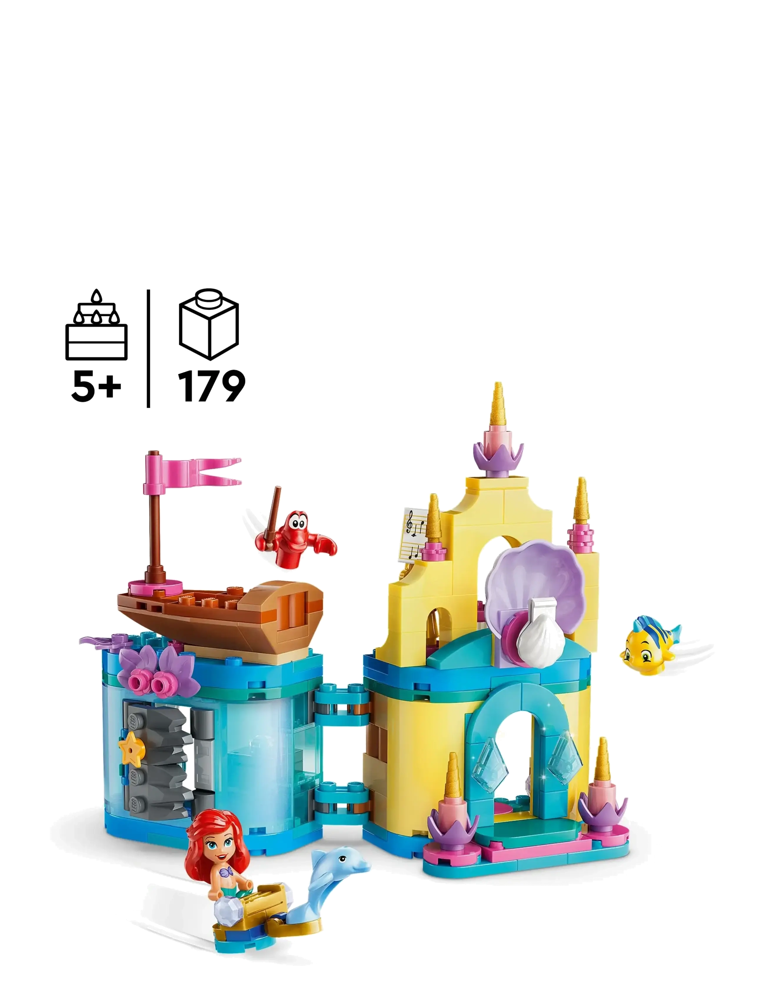 LEGO - Disney Princess Ariel’s Magical Mini Palace 43285 - lego disney princess - multi - 1