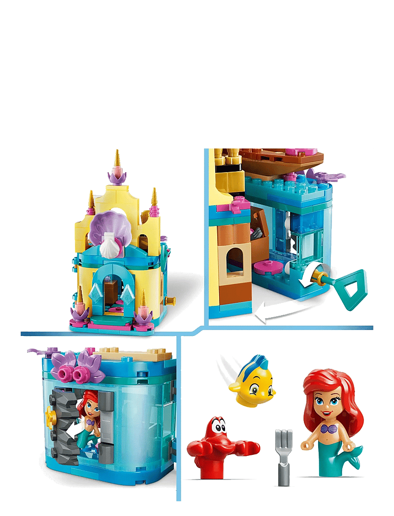 LEGO - Disney Princess Ariel’s Magical Mini Palace 43285 - lego disney princess - multi - 4