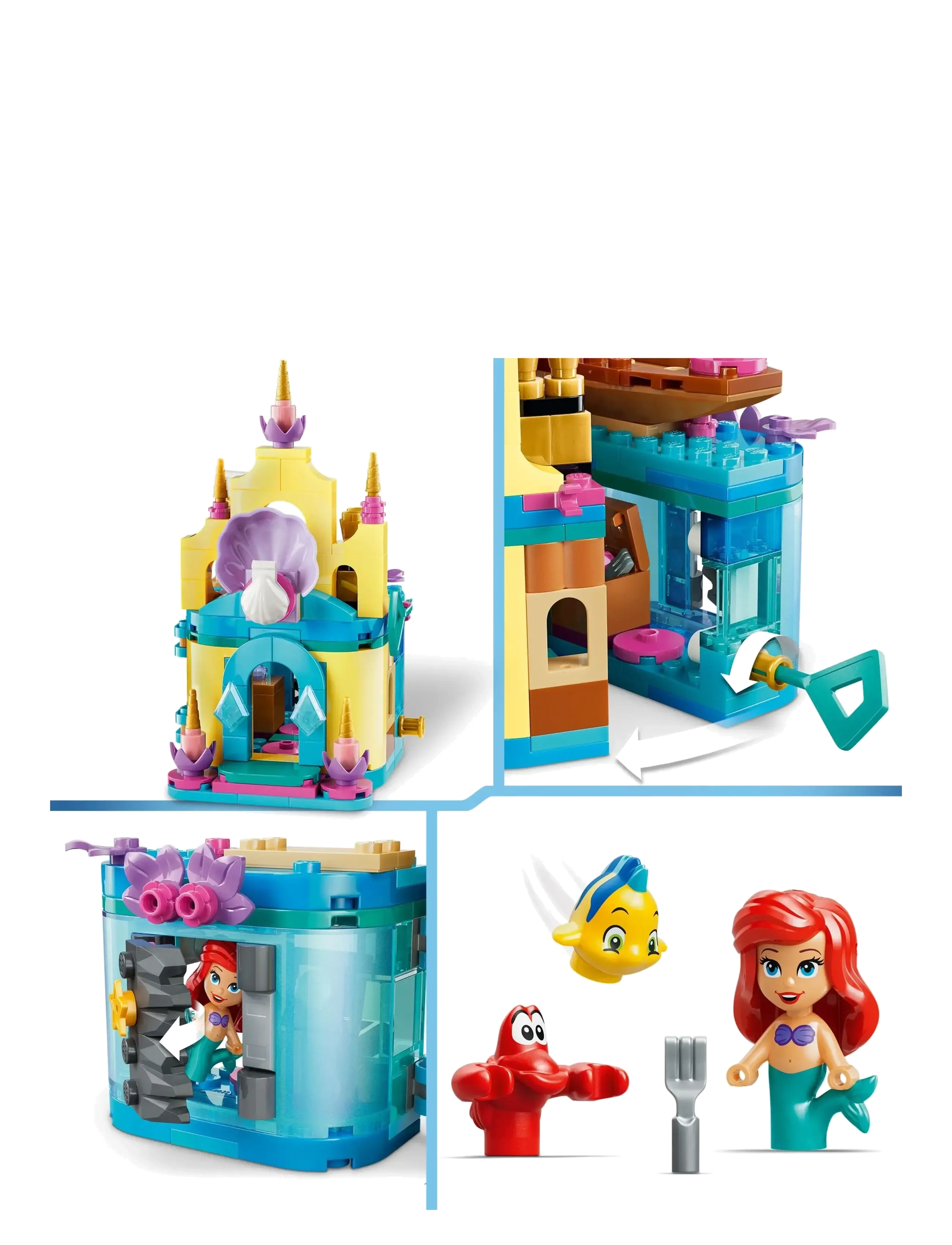 LEGO - Disney Princess Ariel’s Magical Mini Palace 43285 - lego disney princess - multi - 4