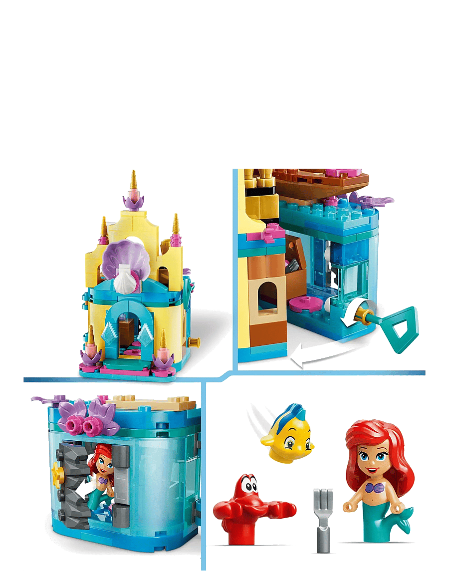 LEGO - Disney Princess Ariel’s Magical Mini Palace 43285 - lego disney princess - multi - 4