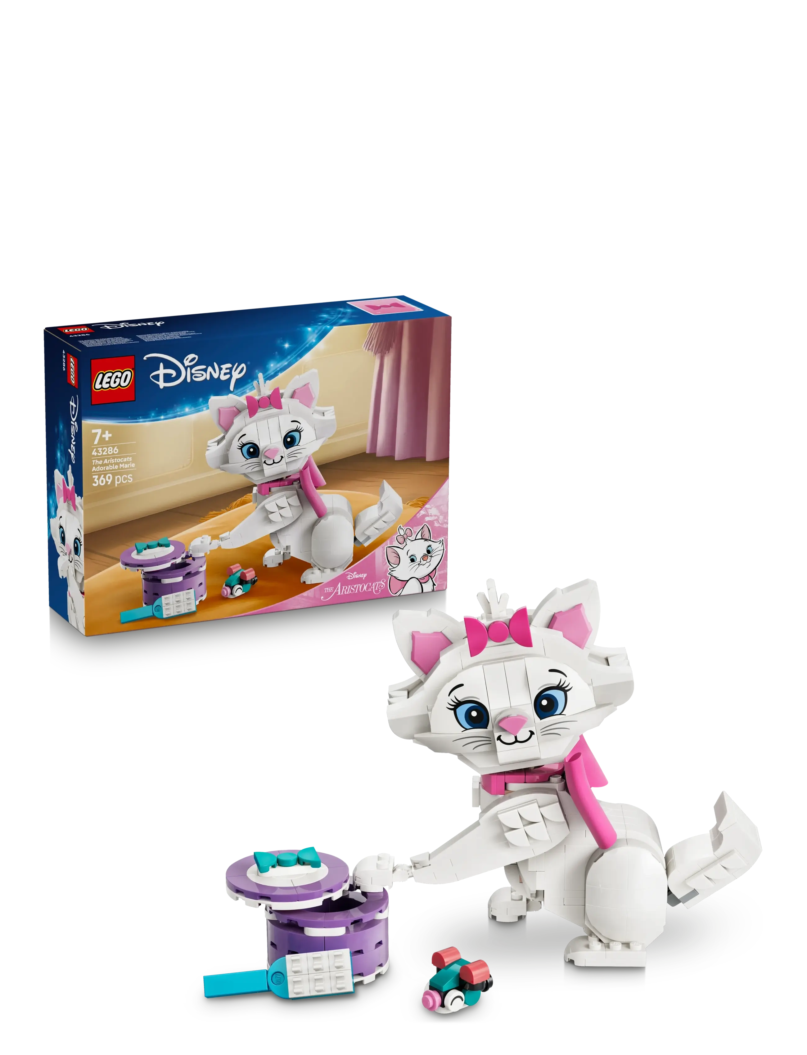 LEGO Aristocats – Bedårende Marie 43286, One Size, White, Lego Disney > Lego Disney Other, Børn
