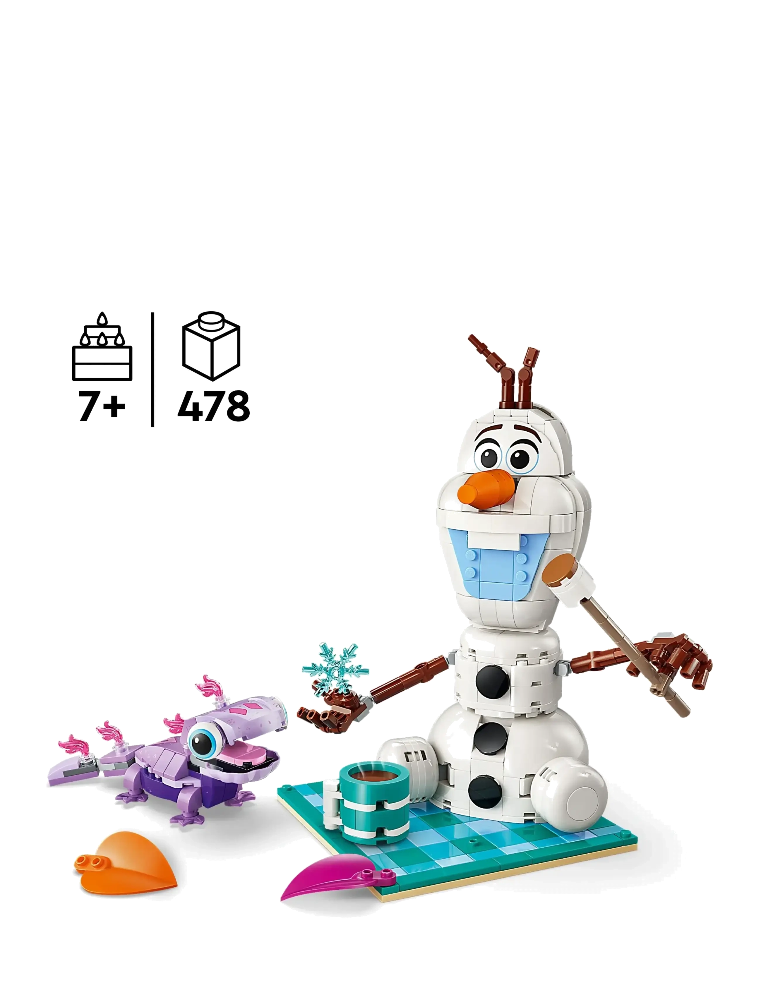 LEGO - Olaf og Brunis sjove picnic 43287 - lego disney princess - multi - 1