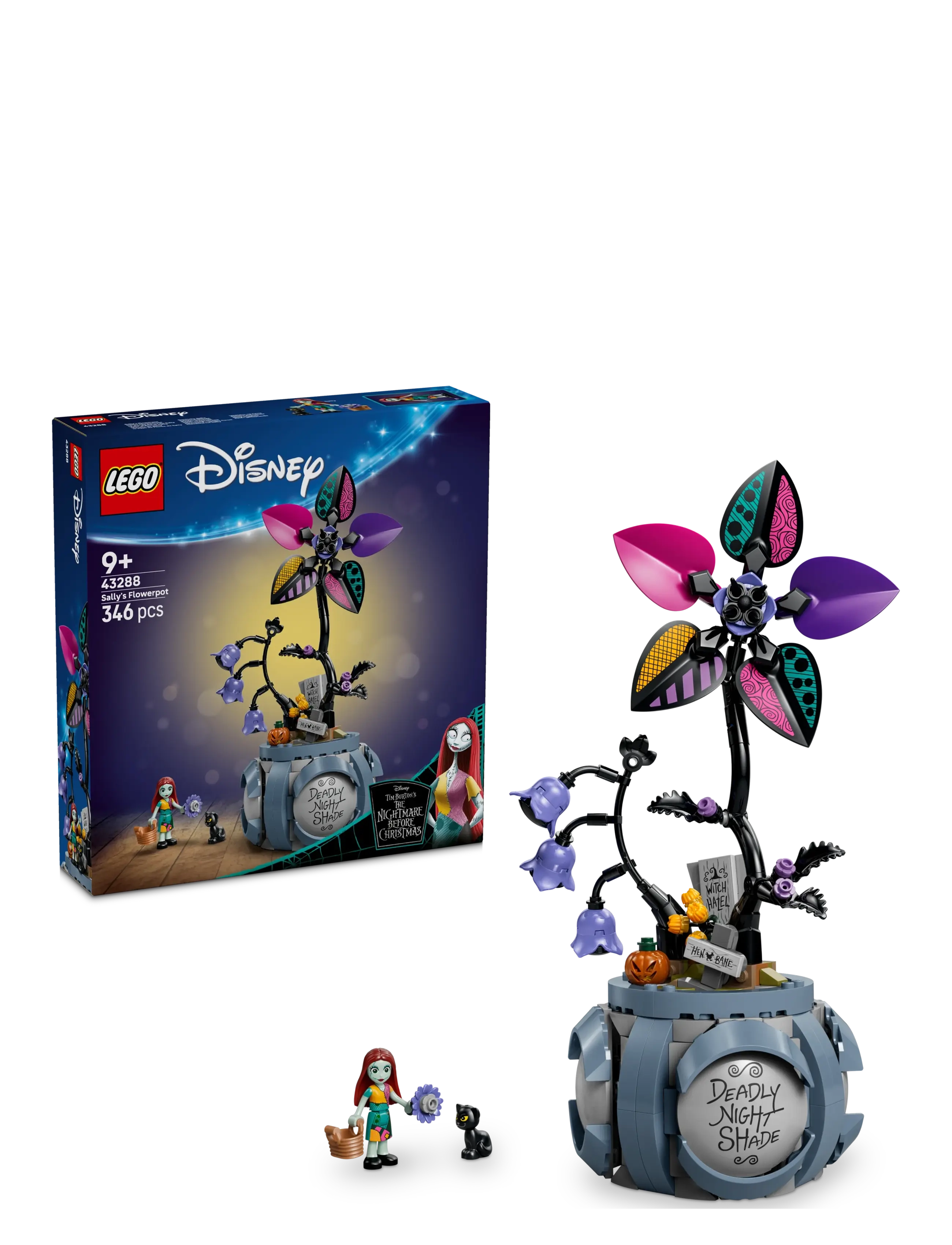 LEGO Sallys Blomsterkrukke 43288, One Size, Lego Disney, Mehrfarbig/gemustert - Disney Other, Kinder