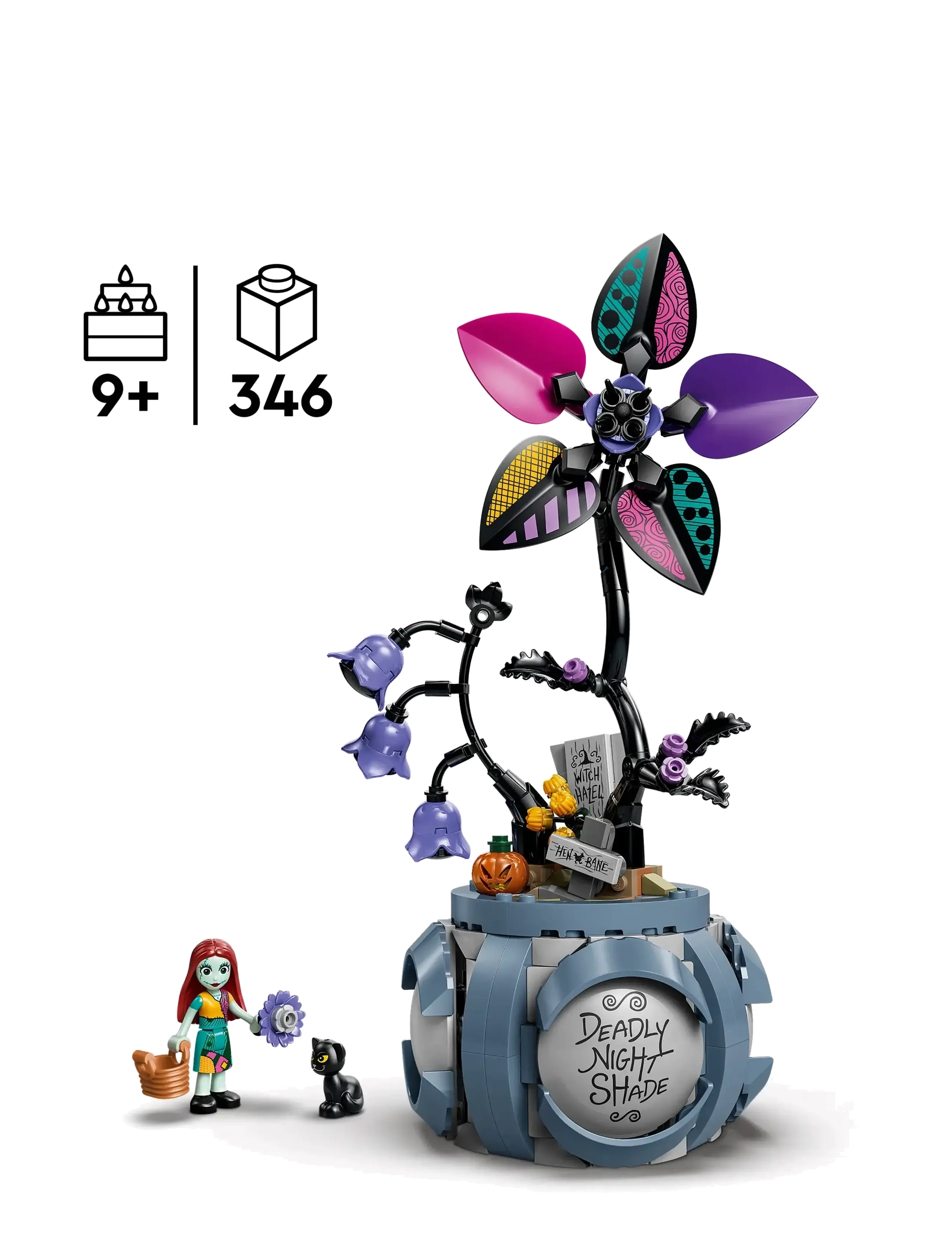 LEGO - Disney Sally’s Flowerpot Flower Building Set 43288 - lego disney™ - multi - 1