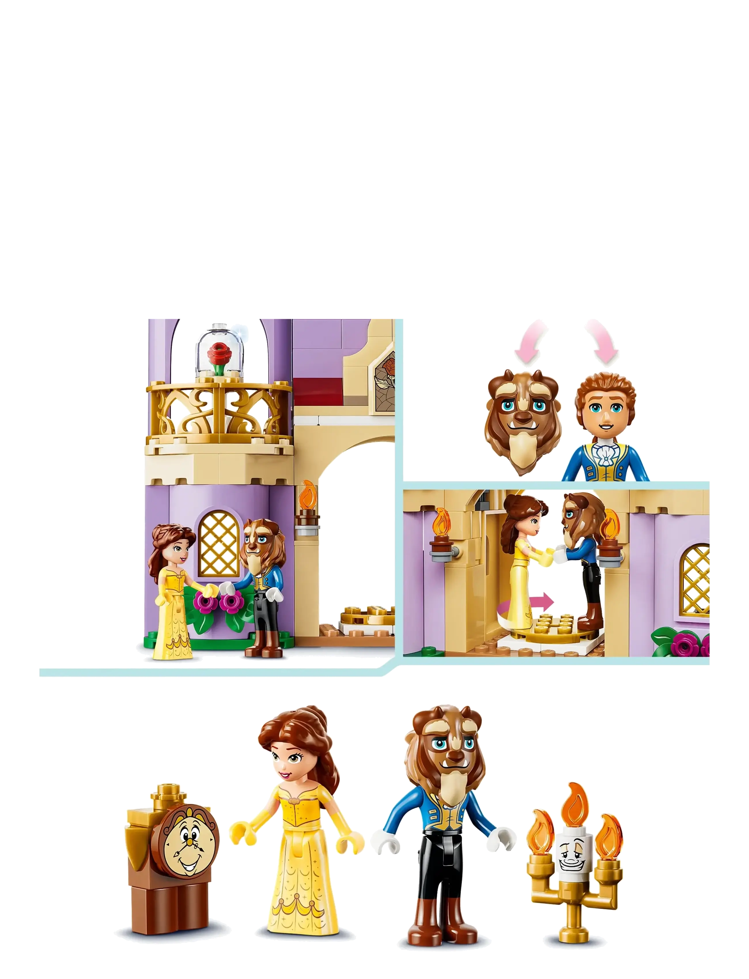 LEGO - Belle og Udyrets fortryllede slot 43289 - multi - 4
