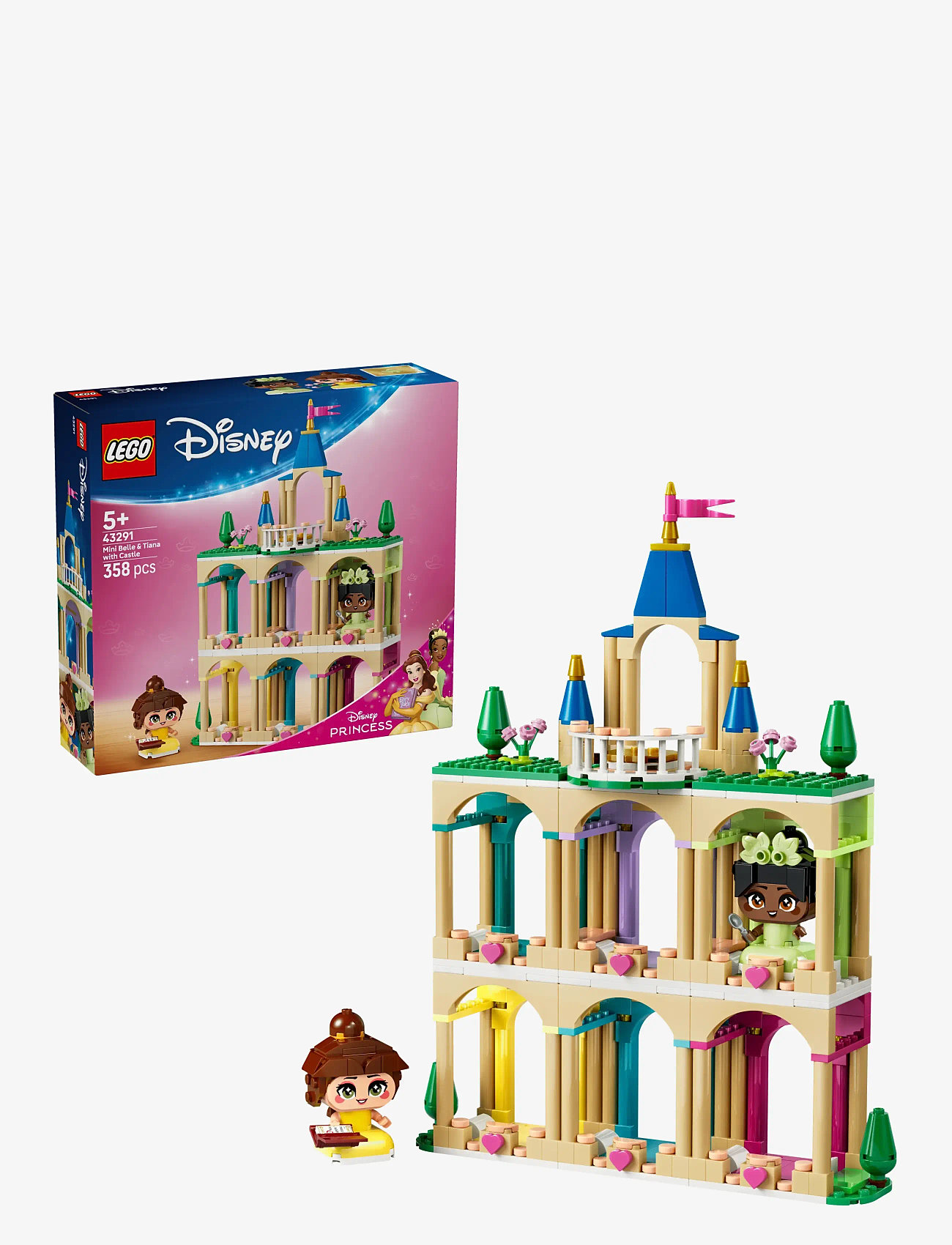 LEGO - Disney Princess Mini Belle & Tiana with Castle 43291 - lego disney princess - multi - 0