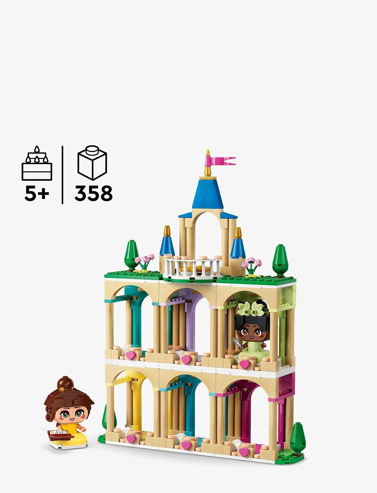 LEGO - Disney Princess Mini Belle & Tiana with Castle 43291 - lego disney princess - multi - 1