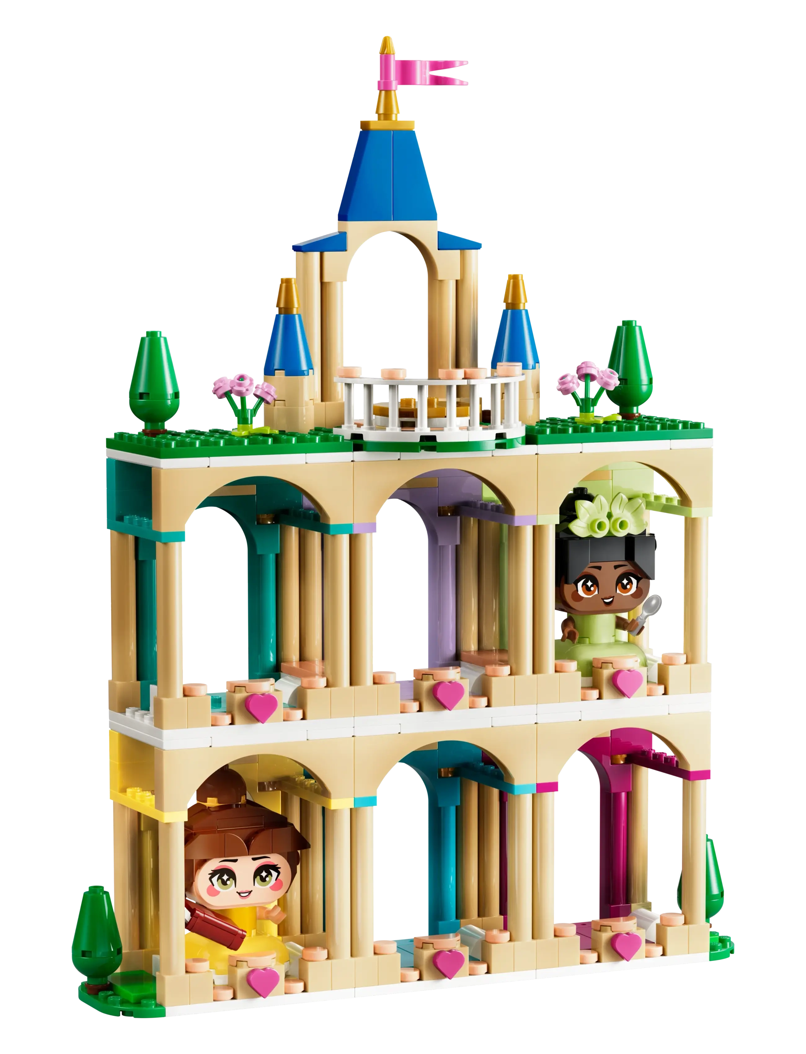 LEGO - Minimodeller af Belle og Tiana med slot 43291 - lego disney princess - multi - 3