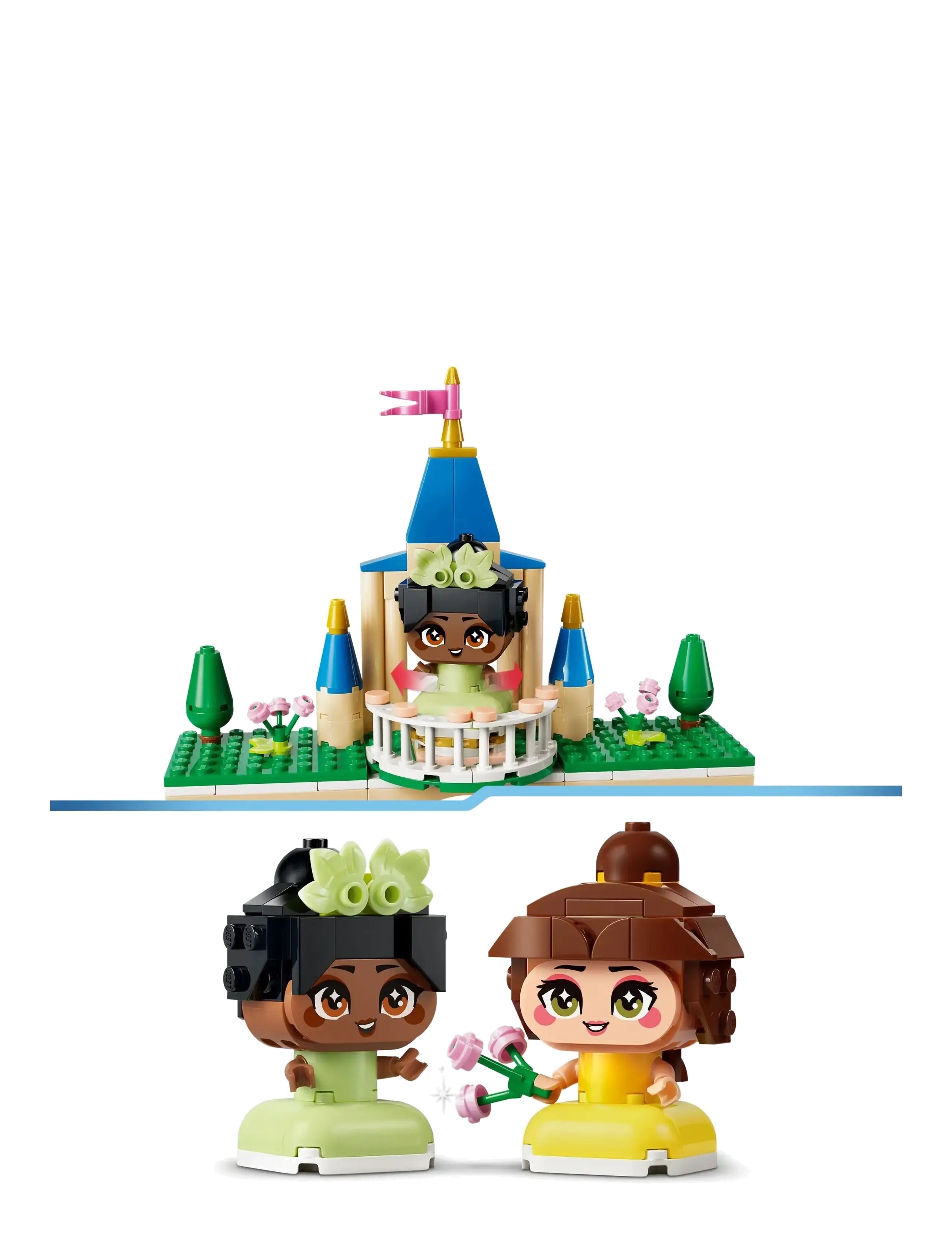 LEGO - Minimodeller af Belle og Tiana med slot 43291 - lego disney princess - multi - 5